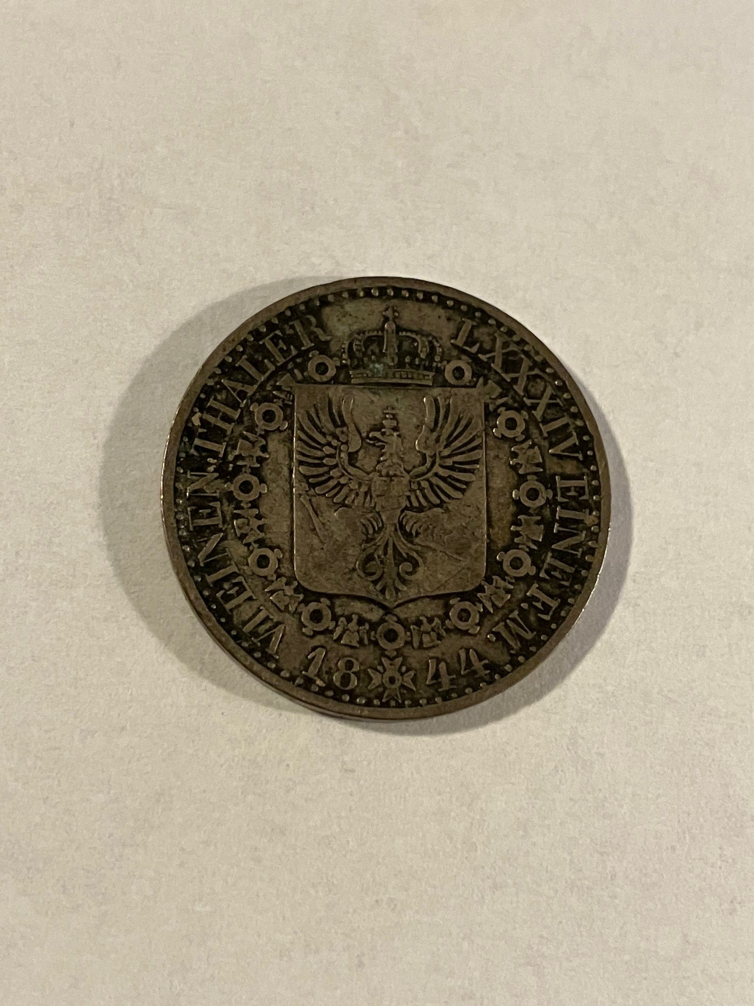 Vienen Thaler 1844 A Prussia - Germany