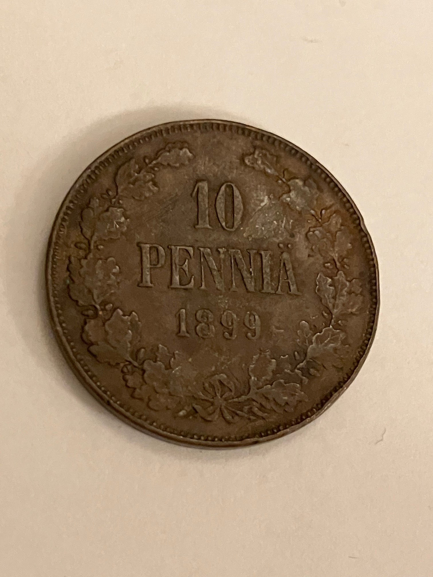 10 Pennia 1899 Finland