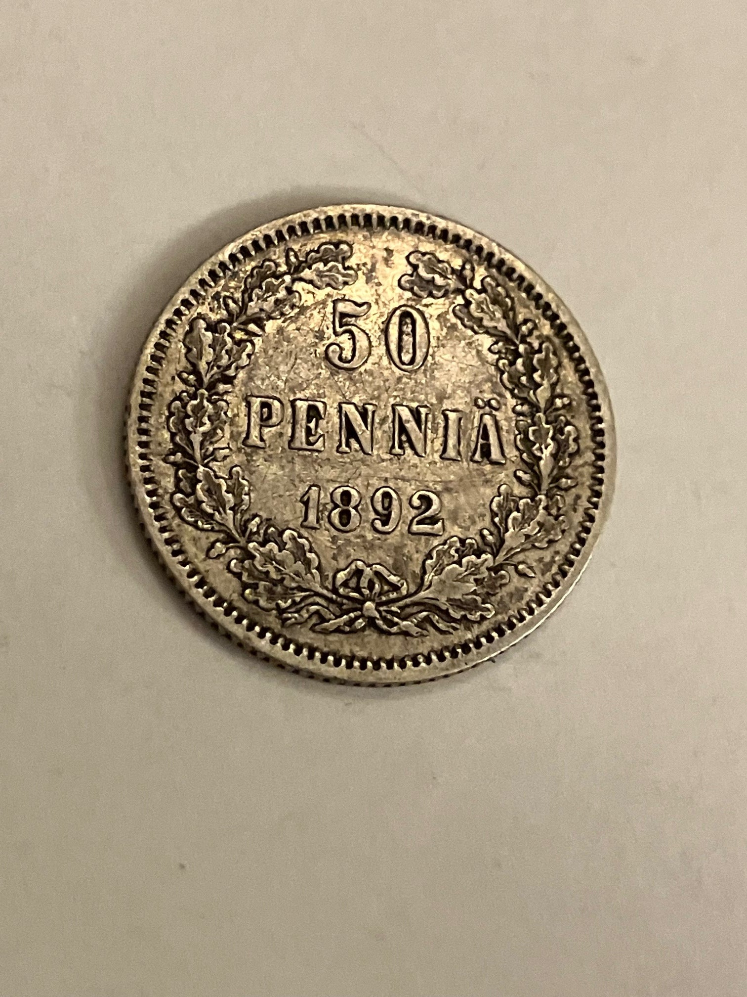 50 Pennia 1892 Finland