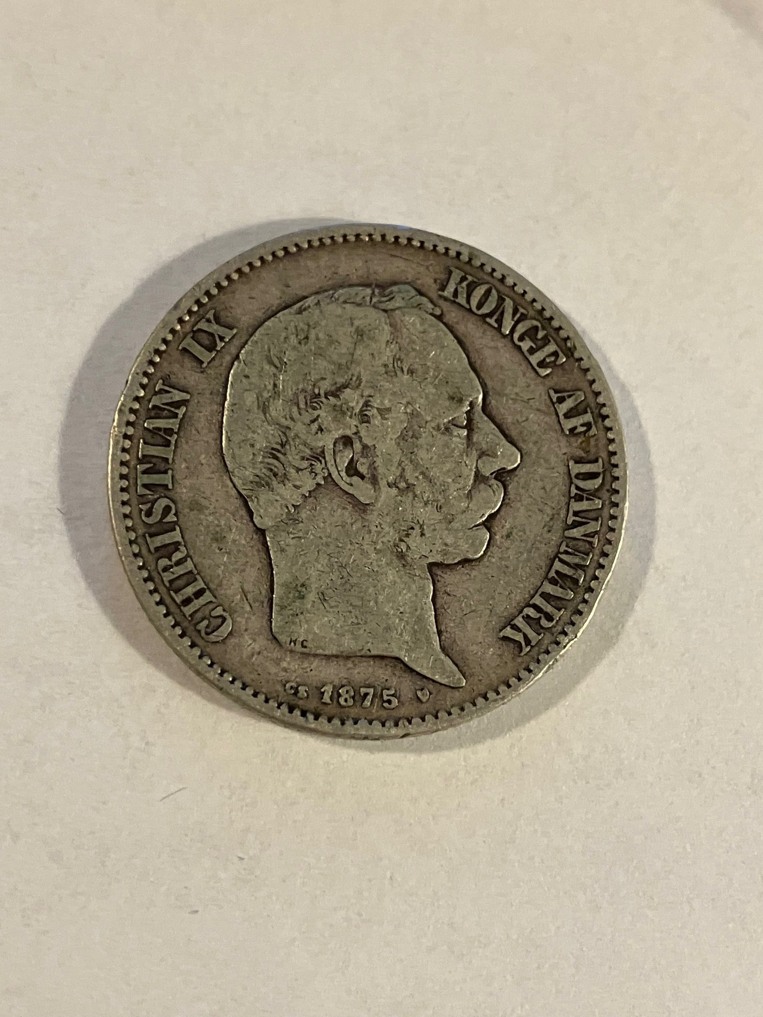 2 Kroner 1875 Danmark