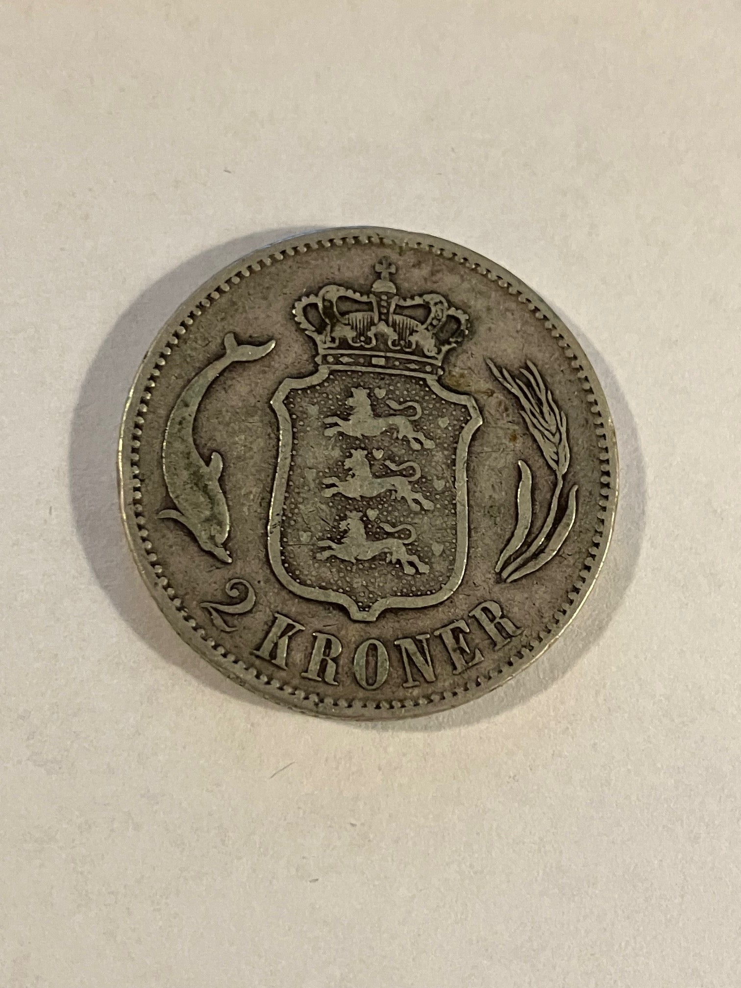 2 Kroner 1875 Danmark