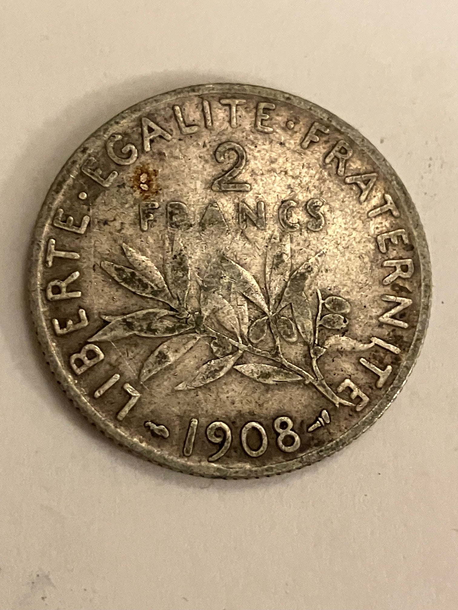 2 francs France 1908