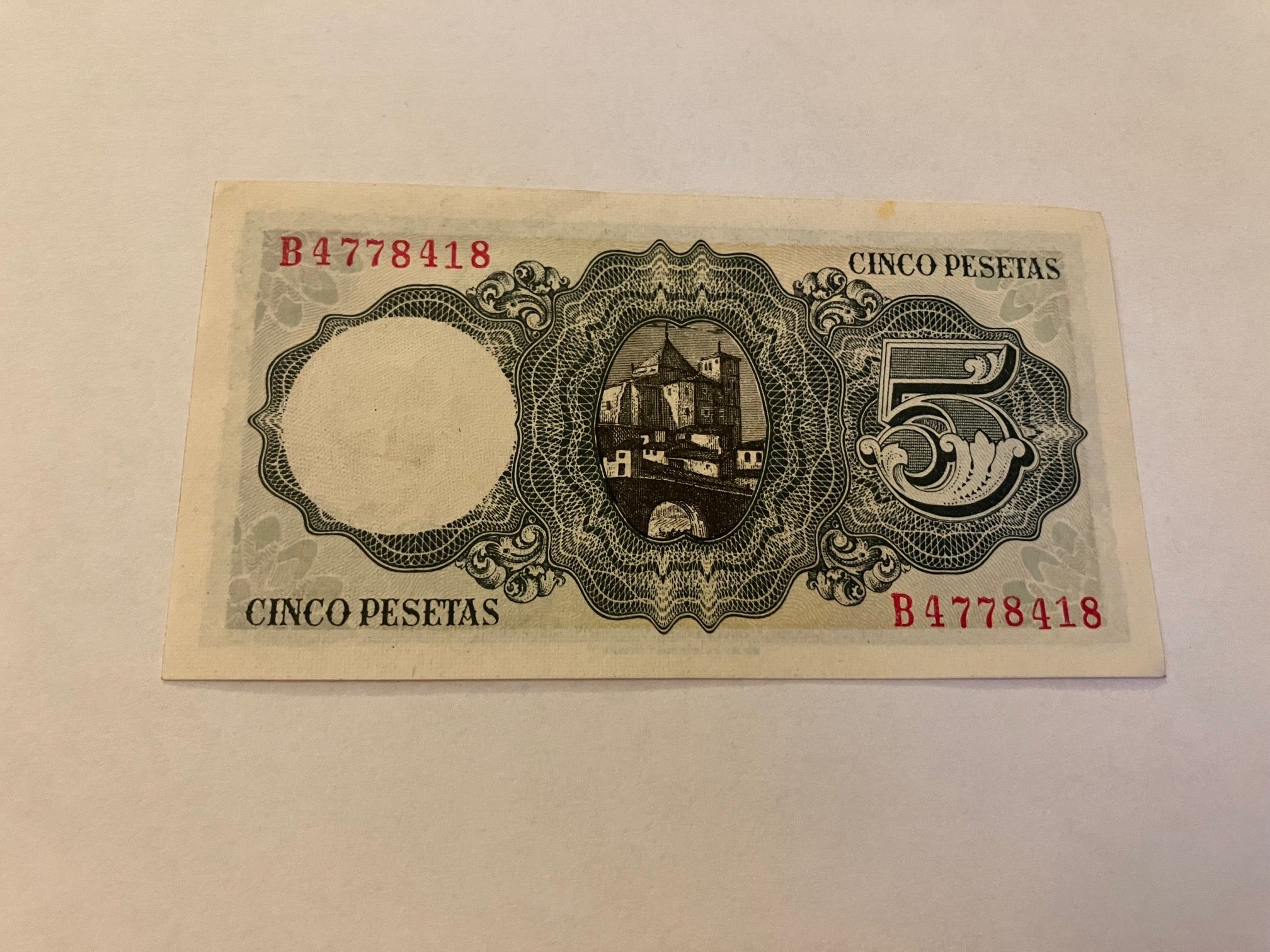 5 Pesetas Spain 1951