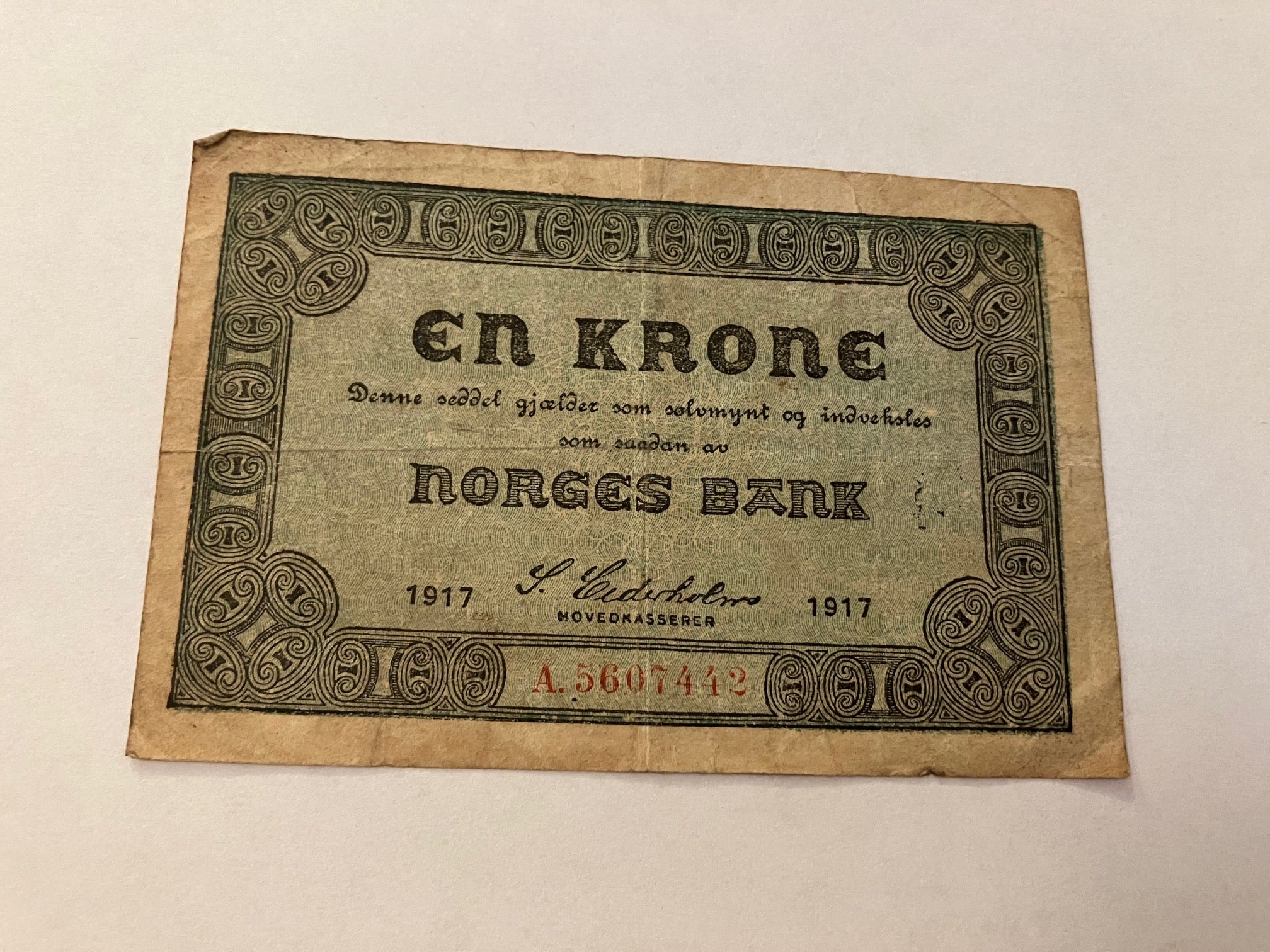1 Krone 1917 Norge