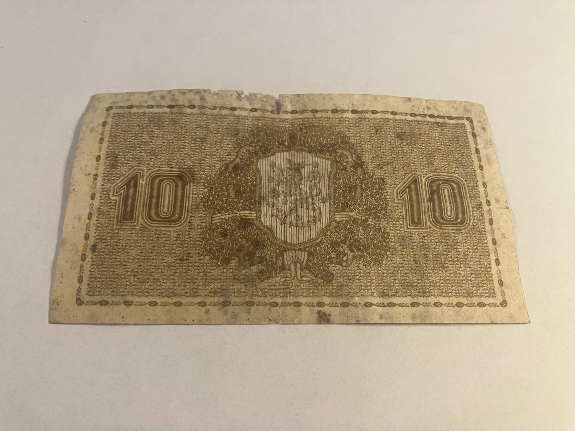 10 Mark Finland 1939