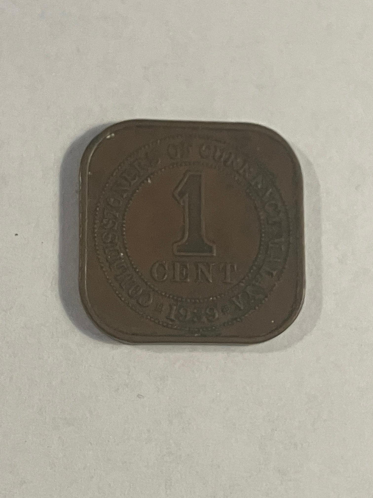 1 cent Malaya 1939