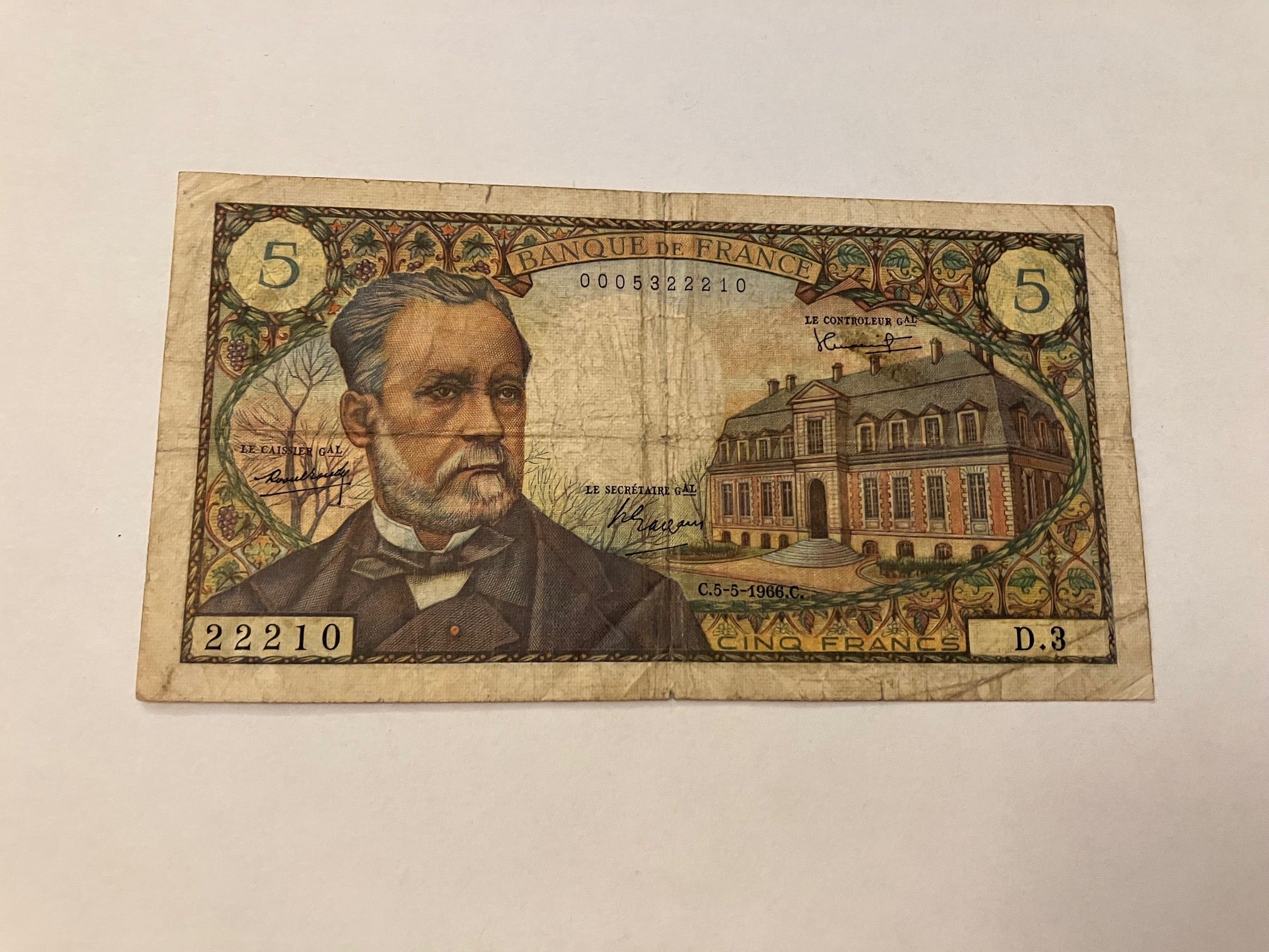 5 Francs France 1966