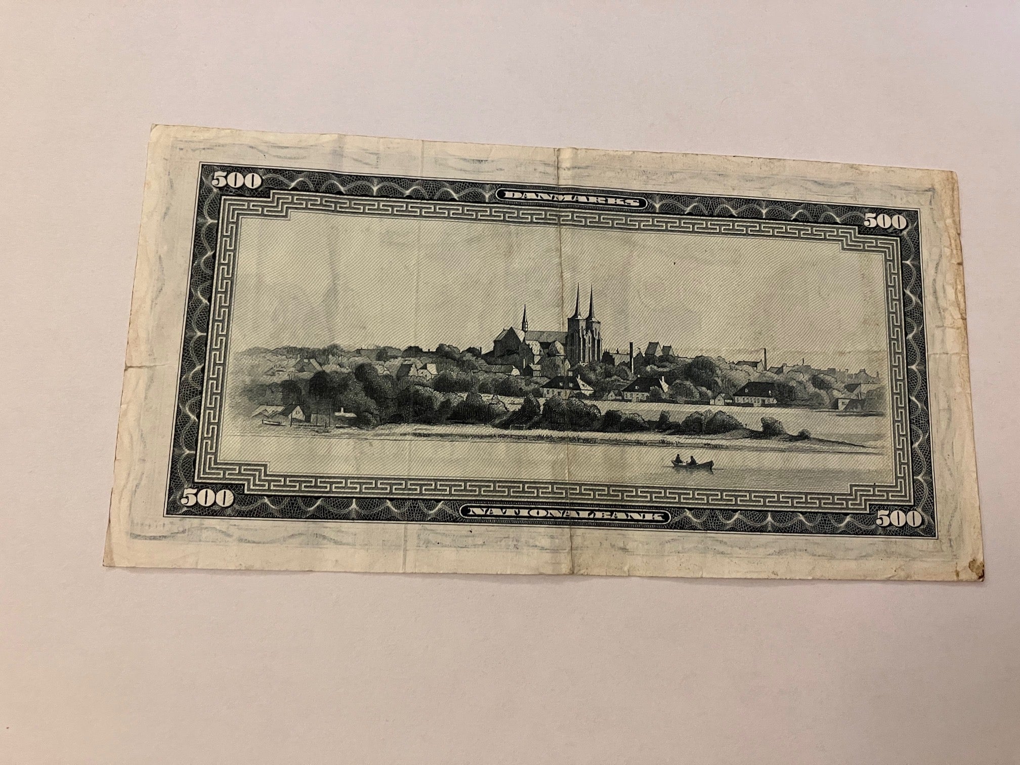 500 Kroner A0 1967 Danmark - Slidt