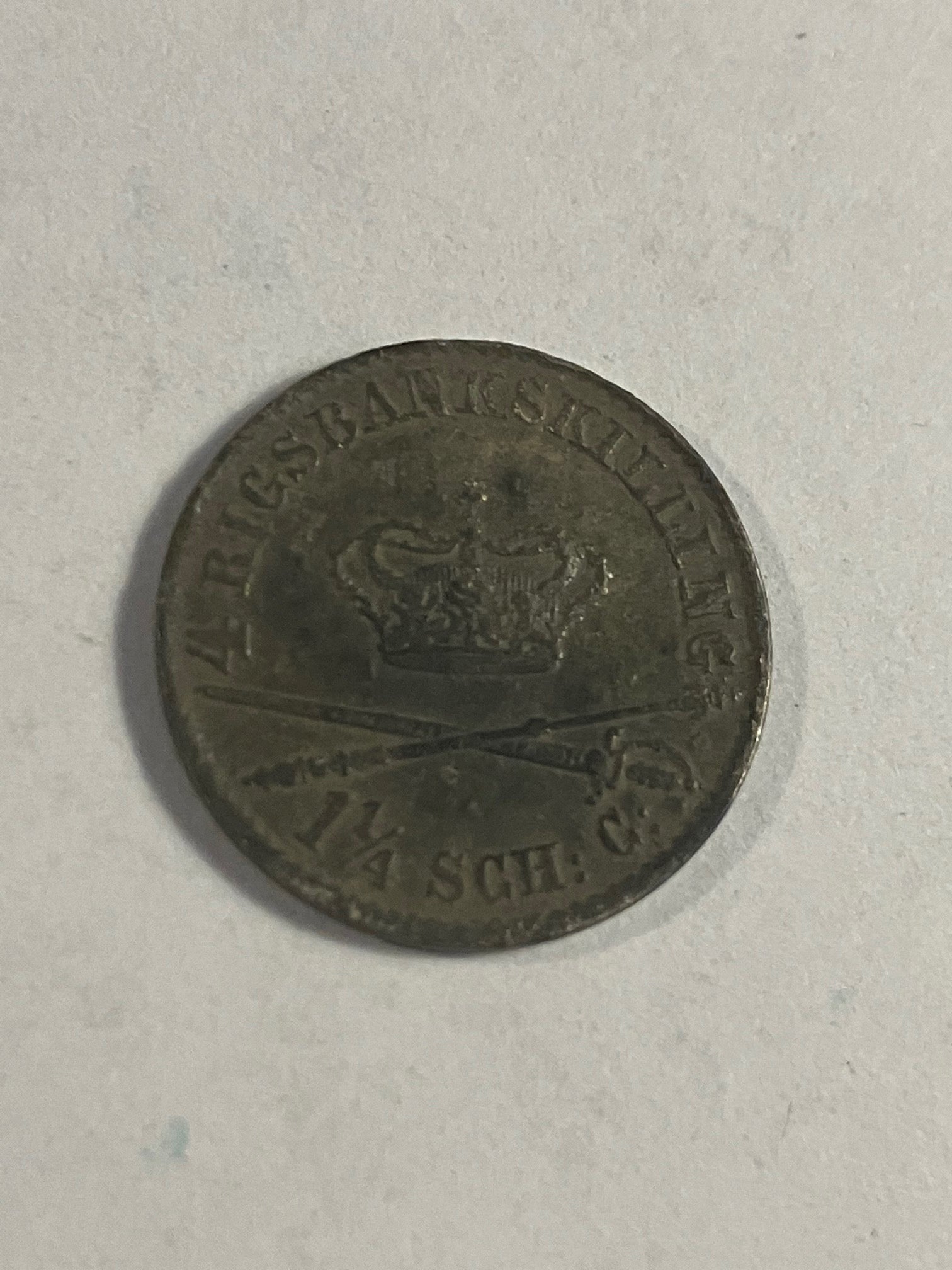 4 Rigsbankskilling 1841 Danmark