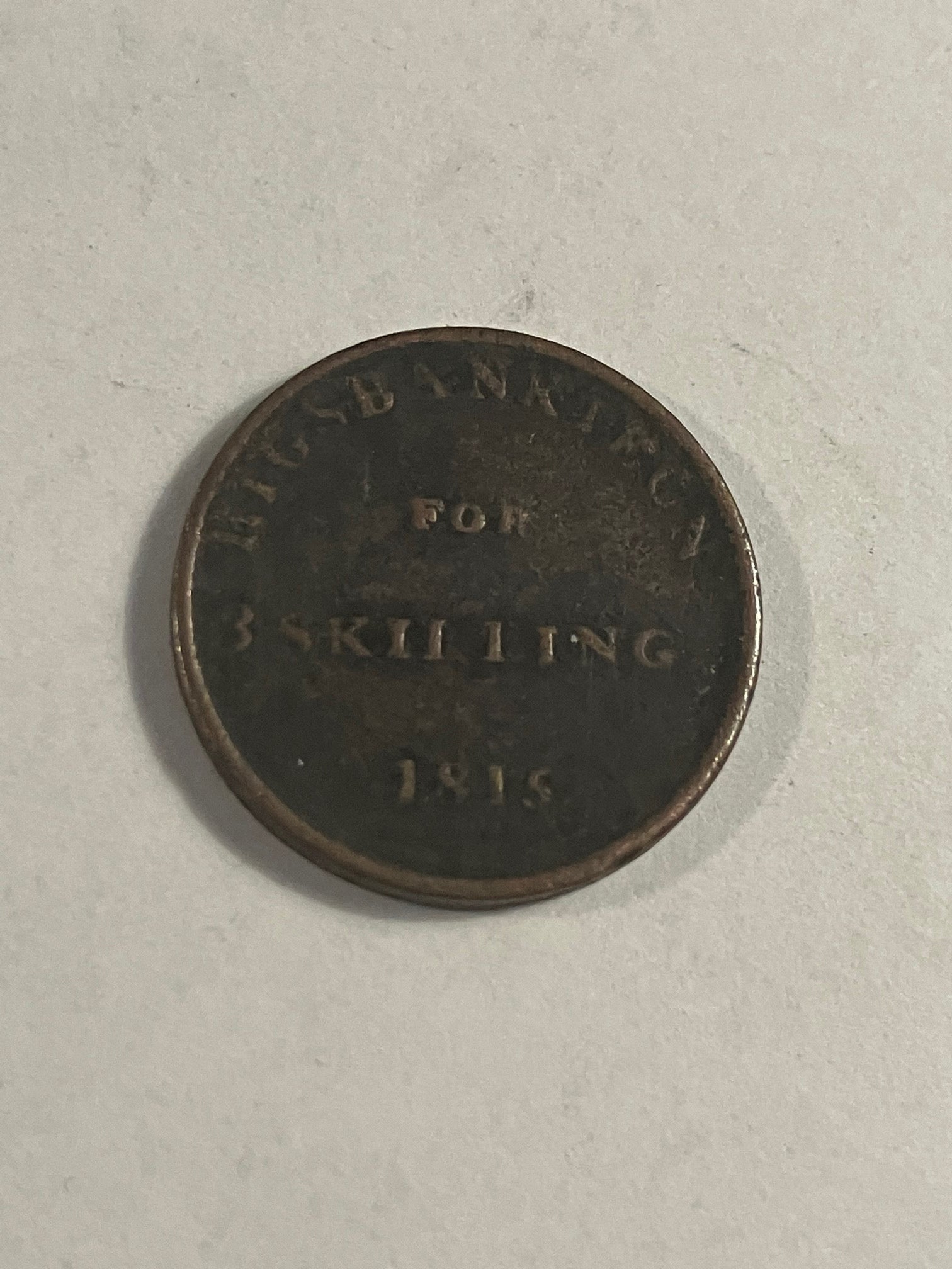 3 Skilling 1815 Danmark