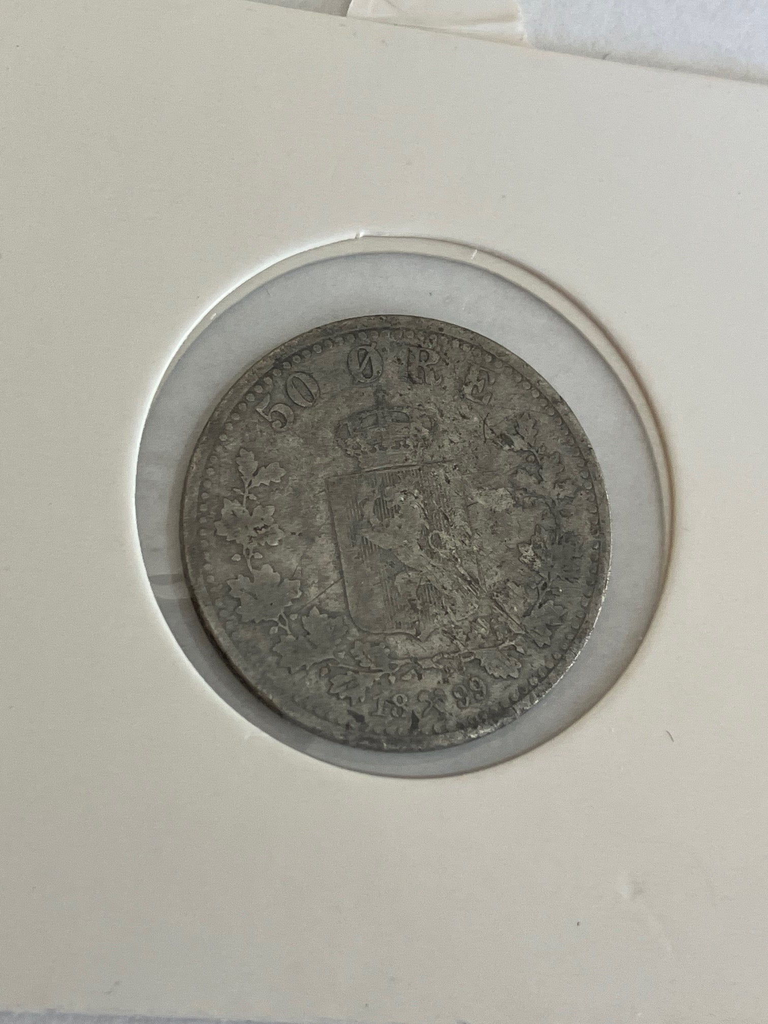 50 Øre 1899 Norge