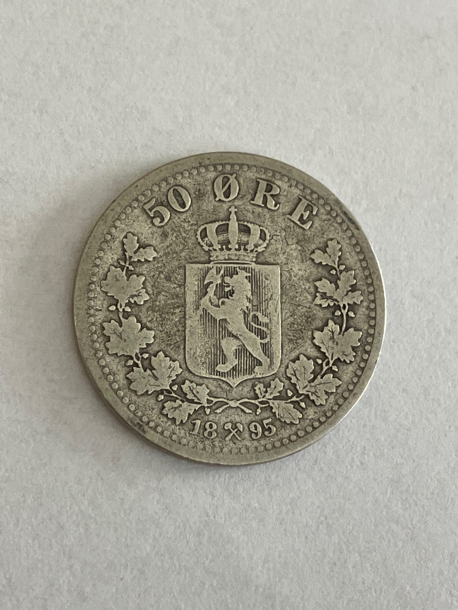 50 Øre 1895 Norge