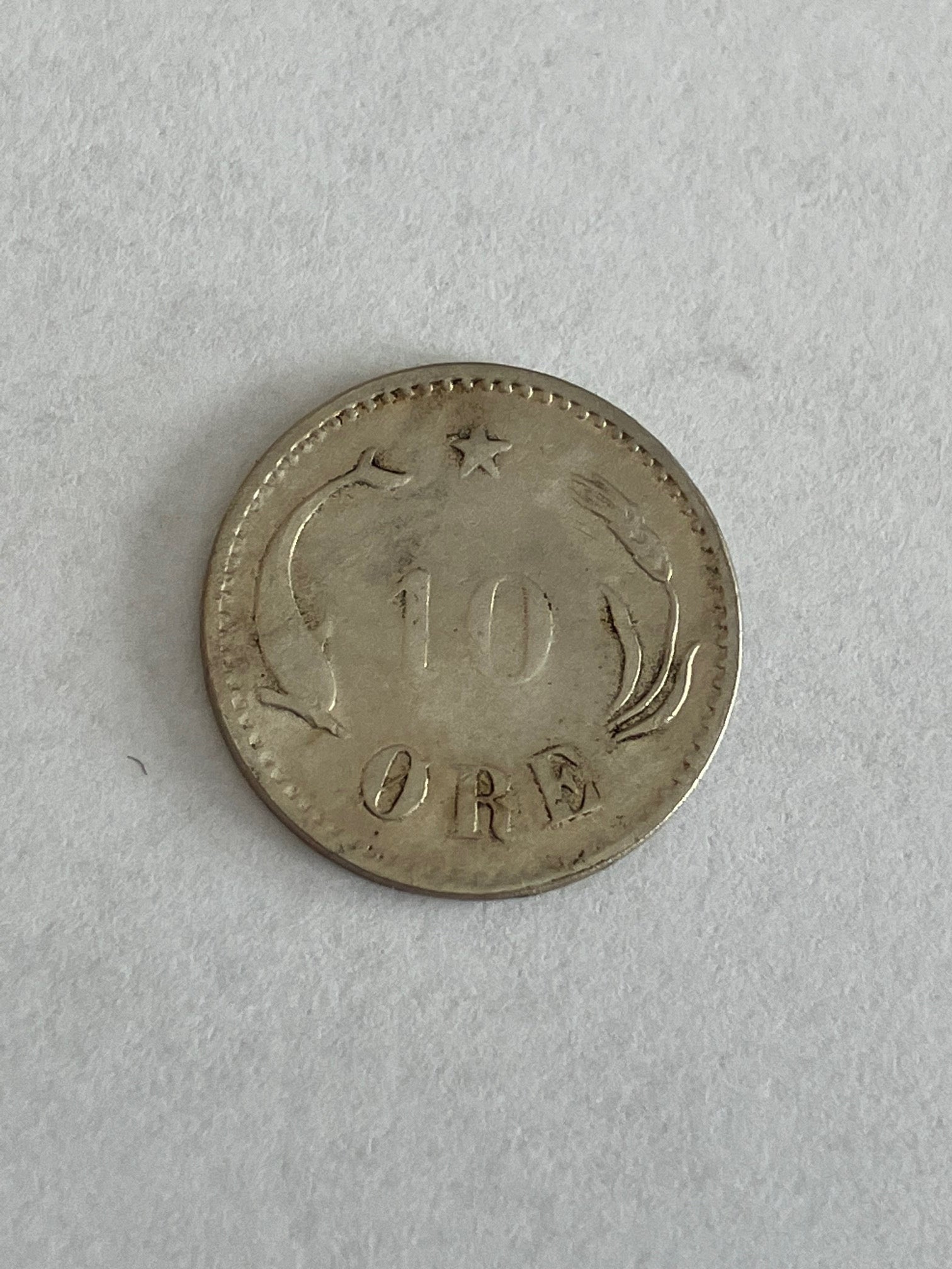 10 Øre 1897 - Dårlig stand