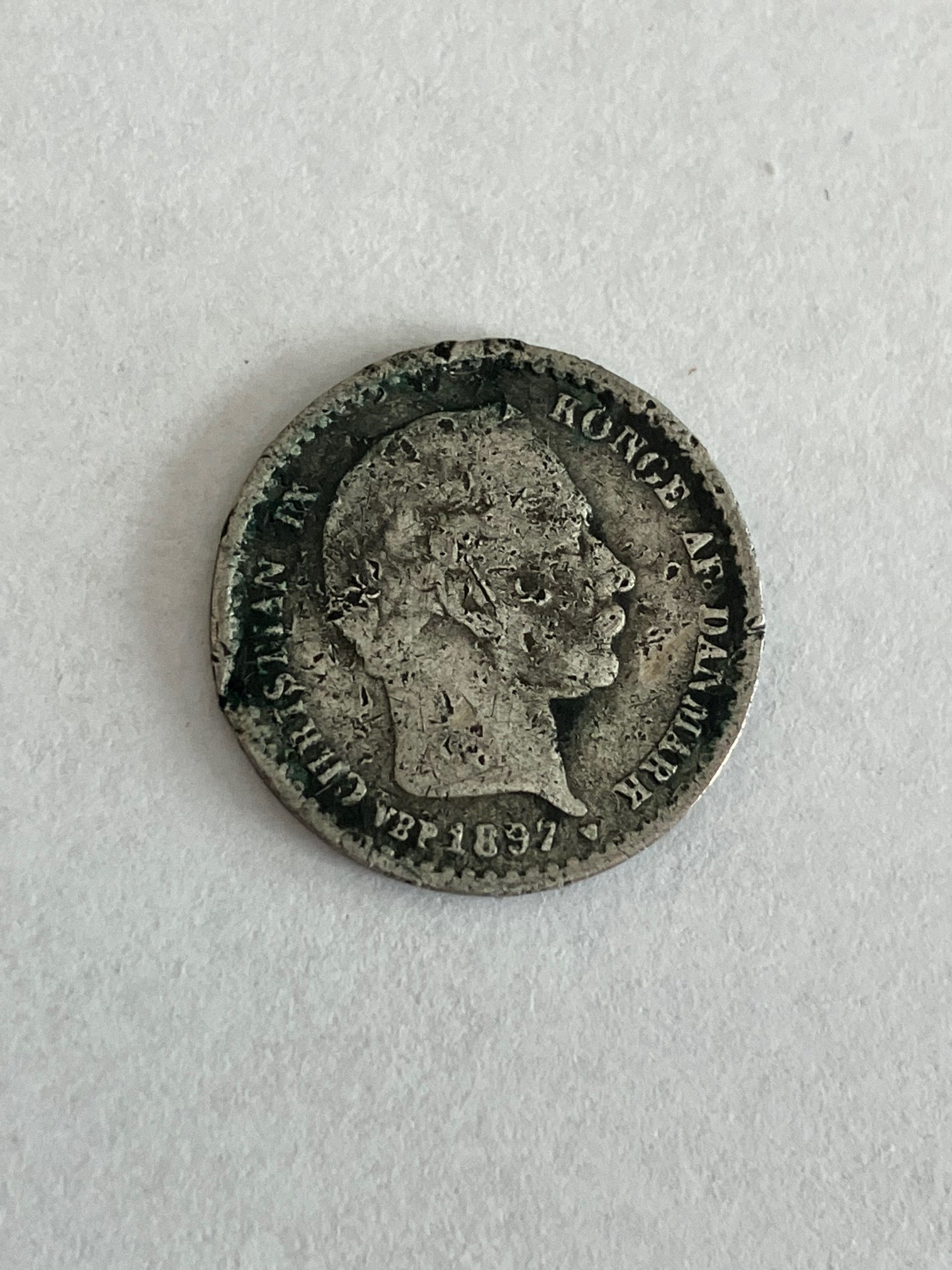 10 øre 1897 - Meget slidt