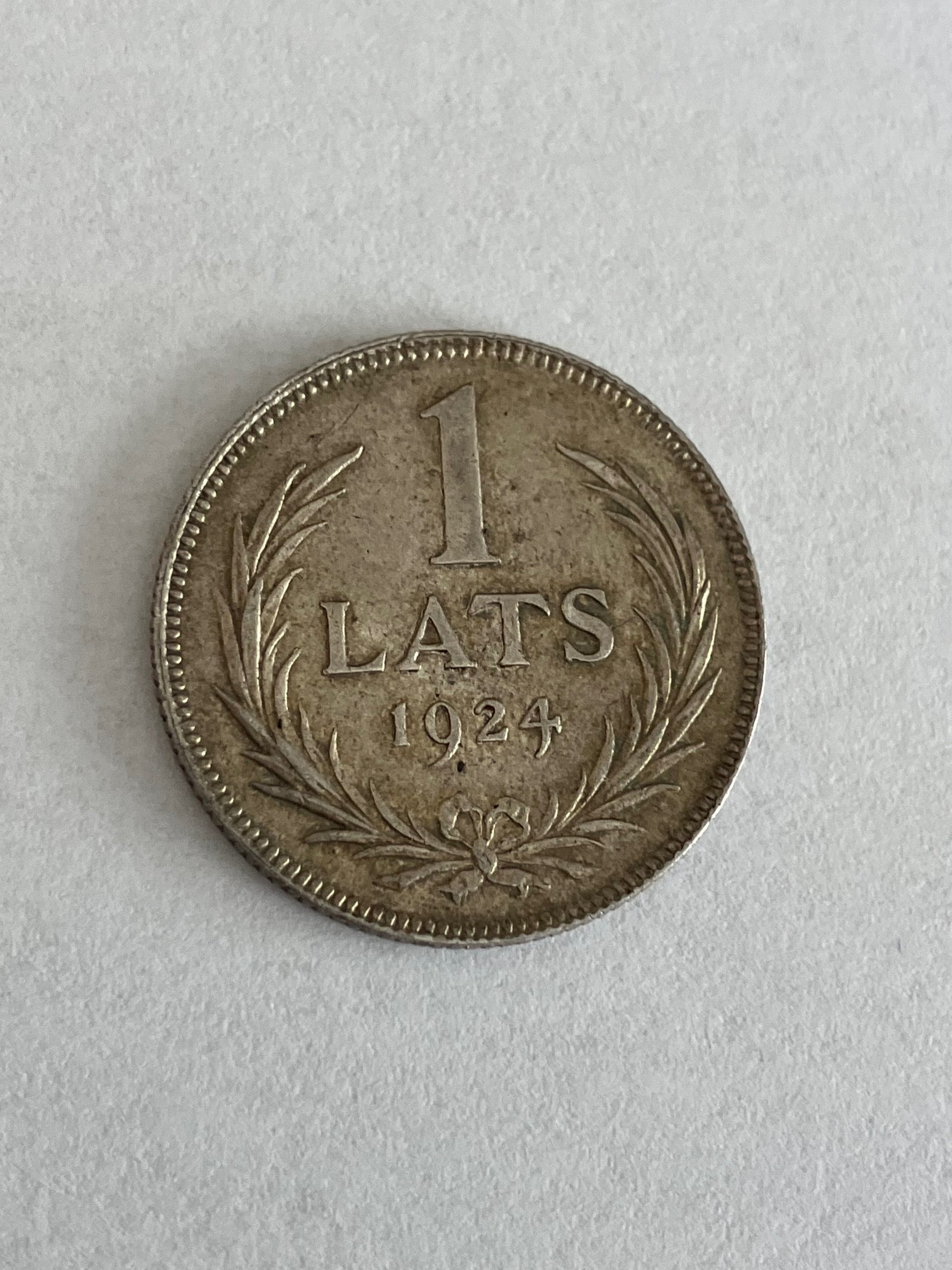 1 Lats 1924 Latvia