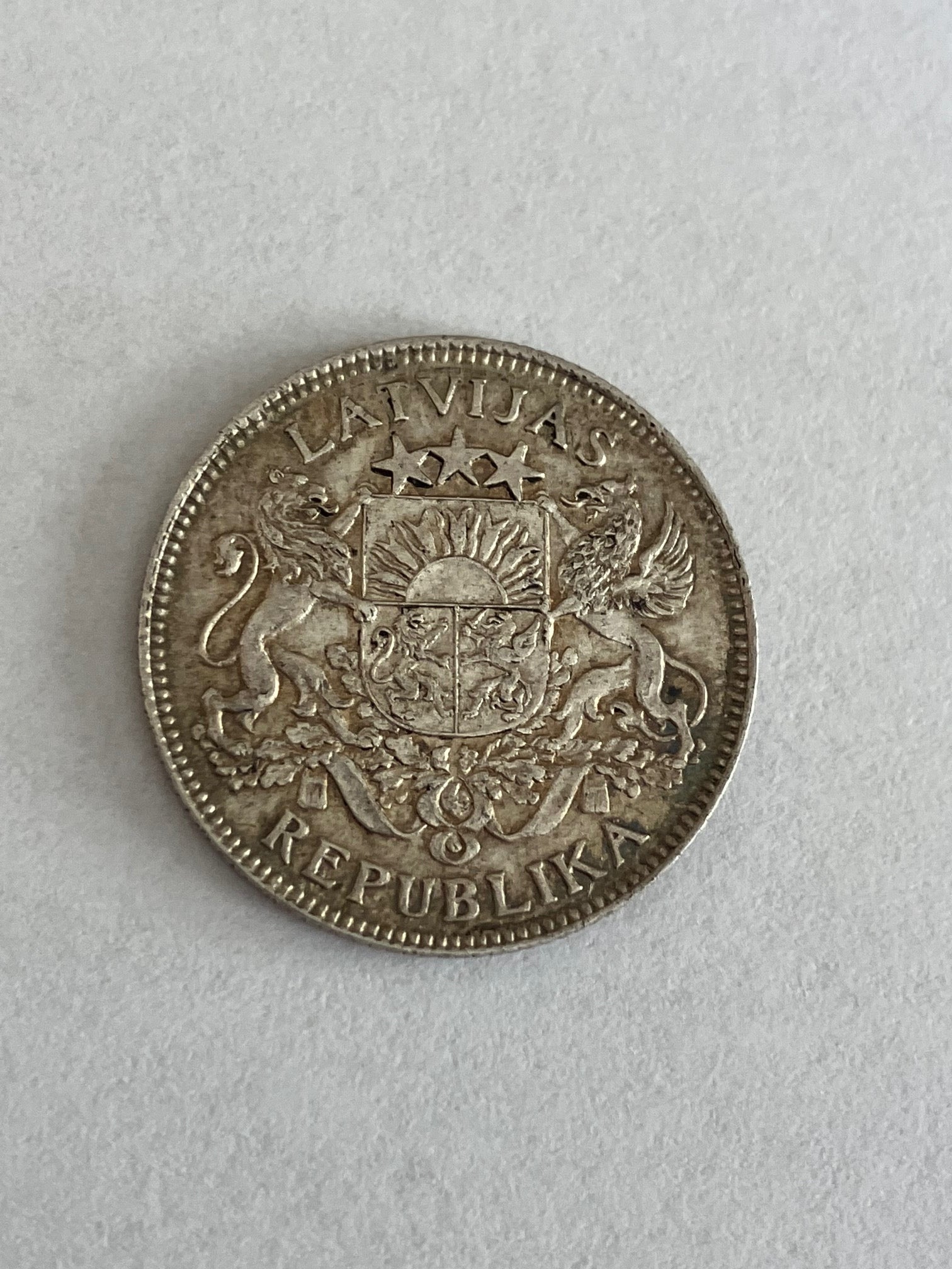 1 Lats 1924 Latvia