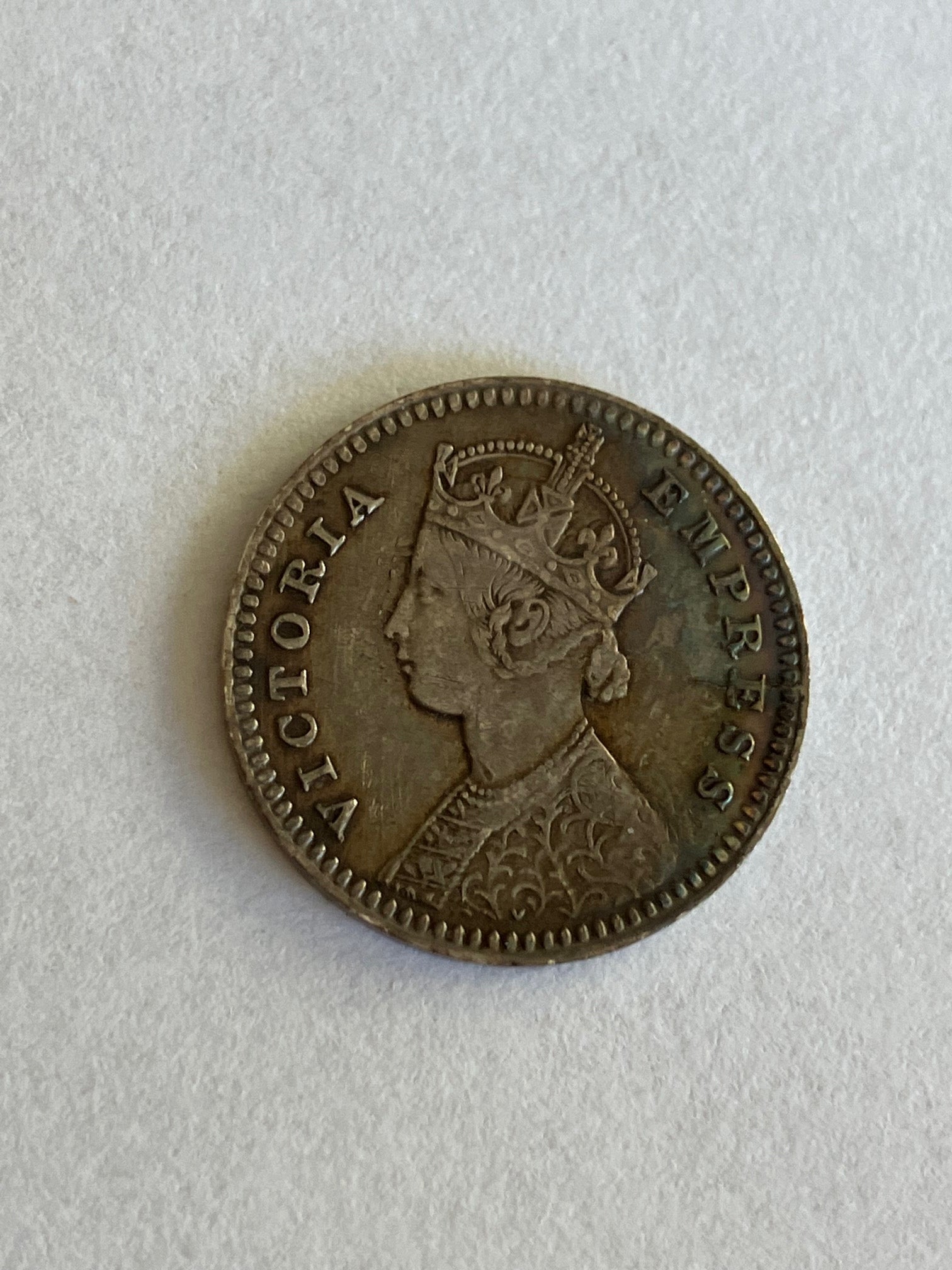 Two Annas India 1889