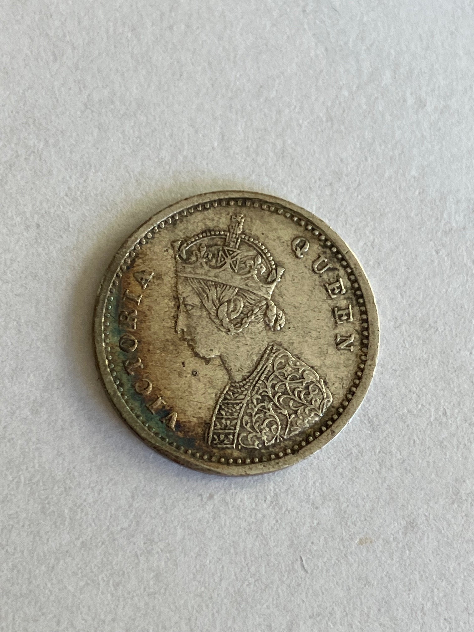 Two Annas India 1874