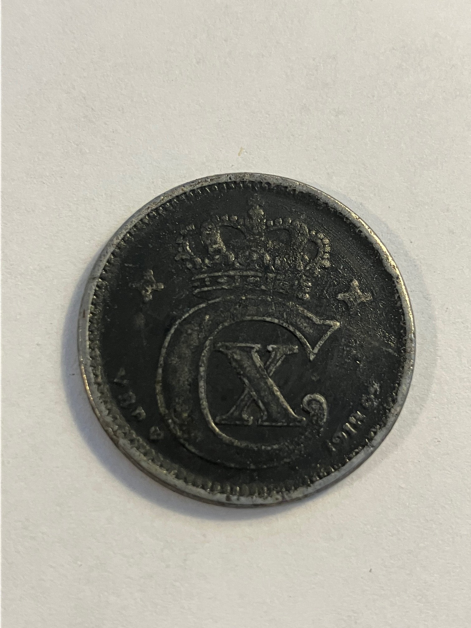 5 øre 1918 Jern Danmark