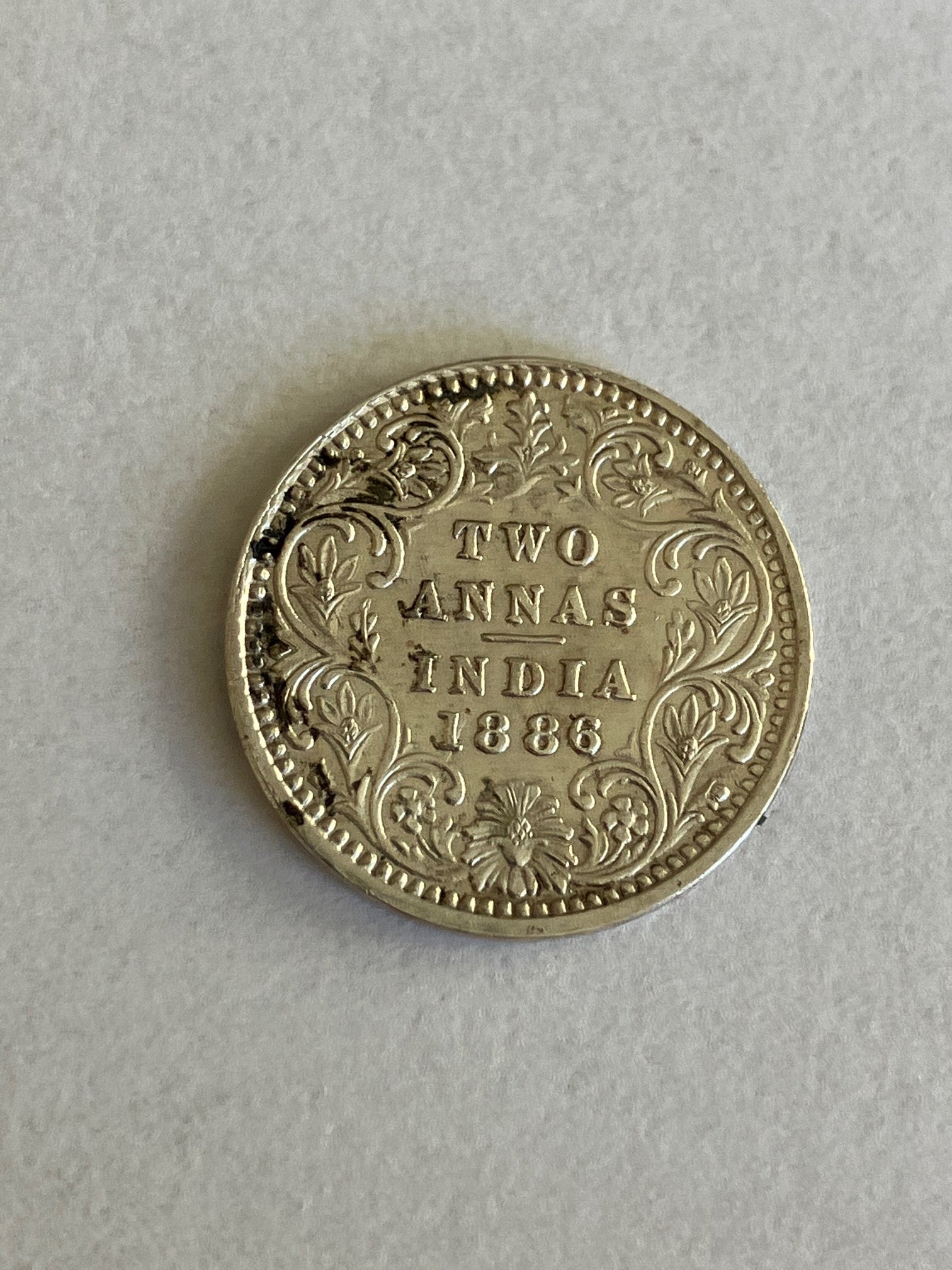 Two Annas India 1886