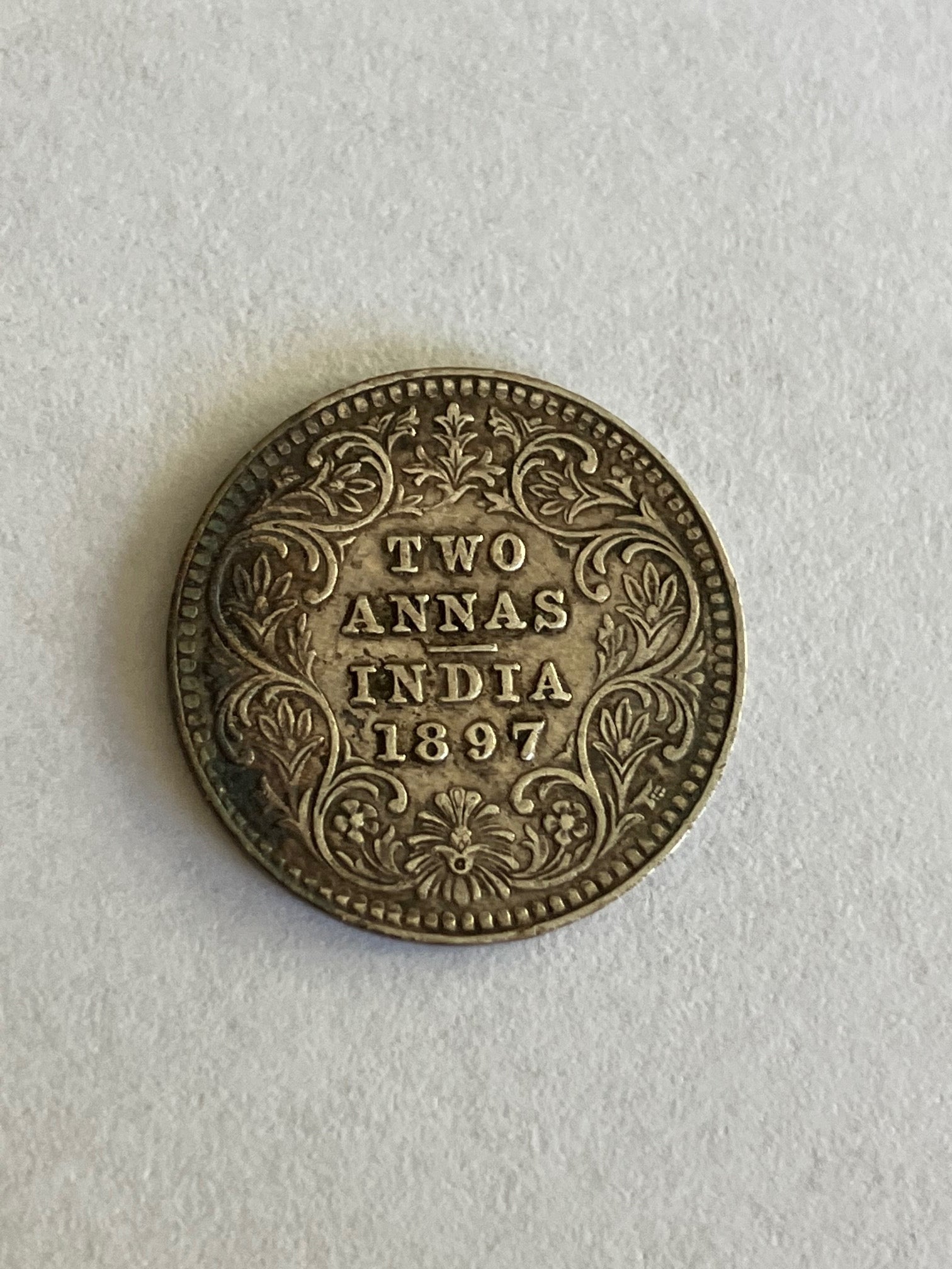 Two Annas India 1897