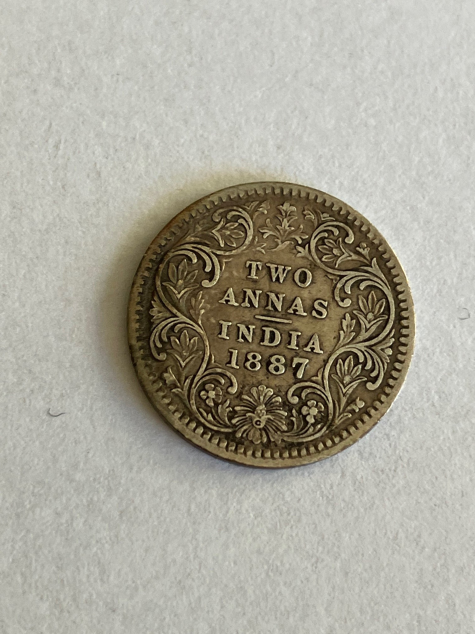 Two Annas India 1887