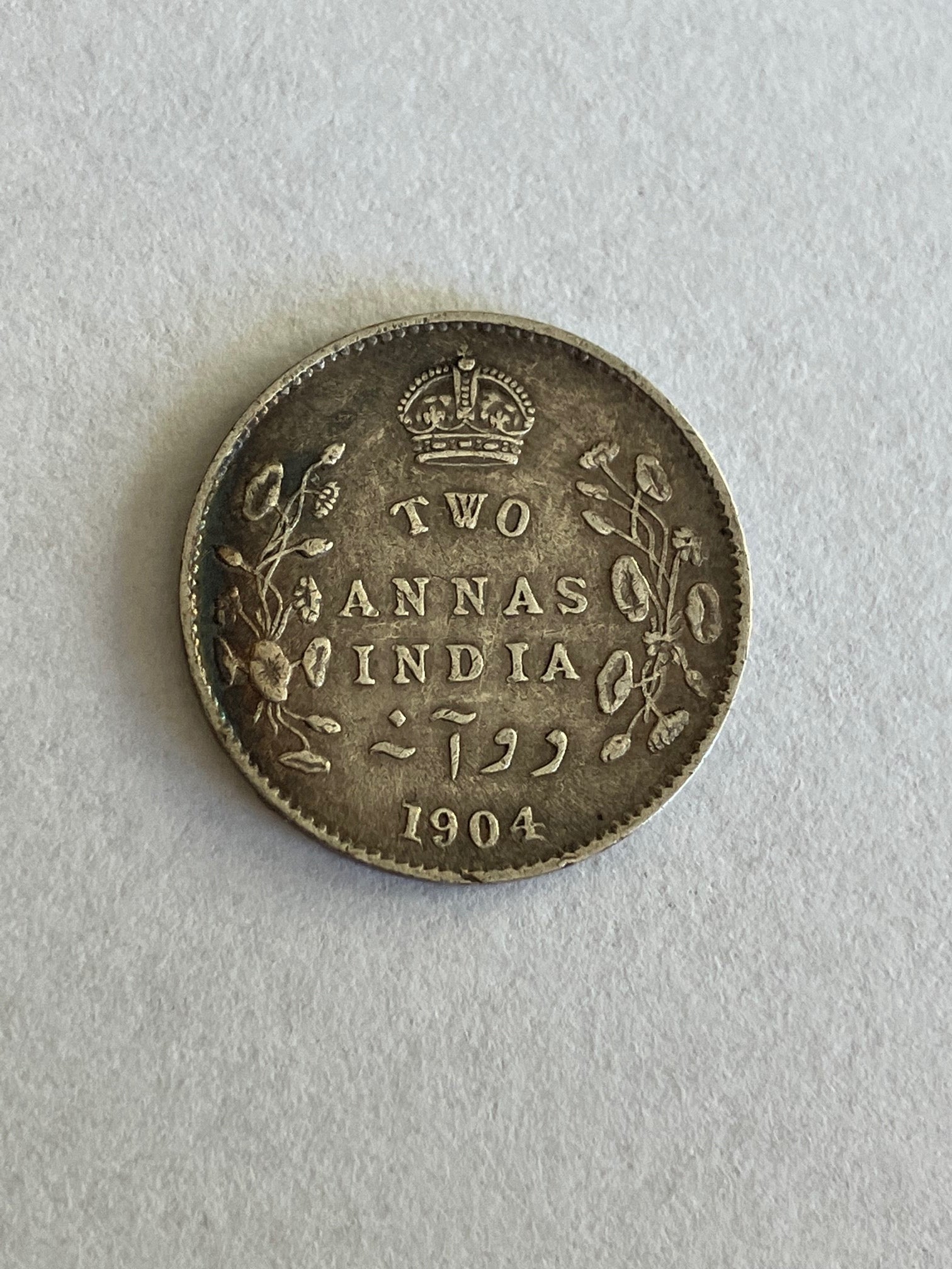 Two Annas India 1904