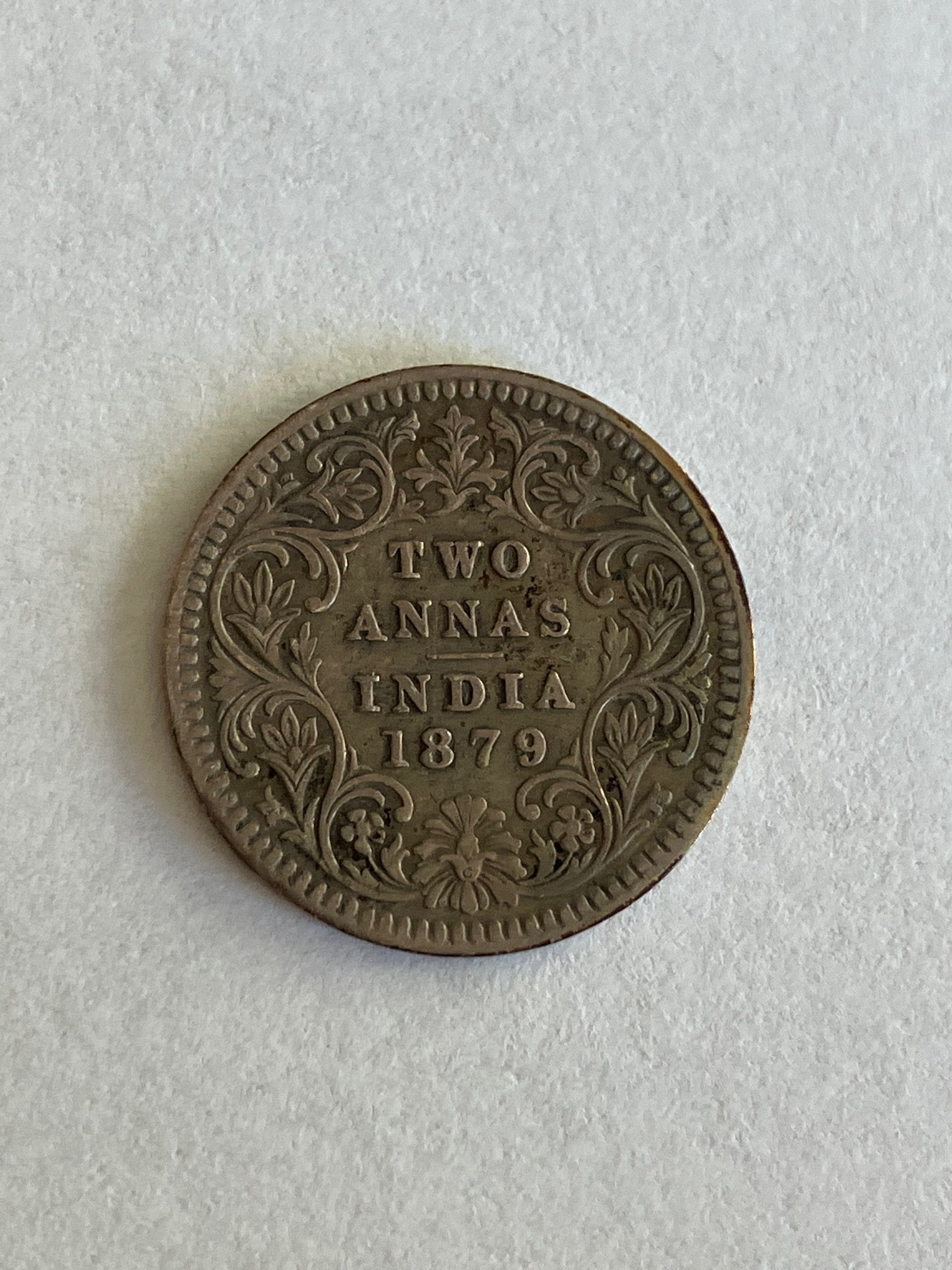 Two Annas India 1879