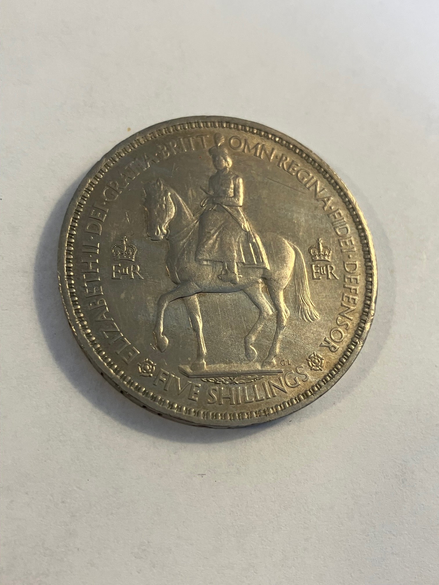 5 Shillings England 1953