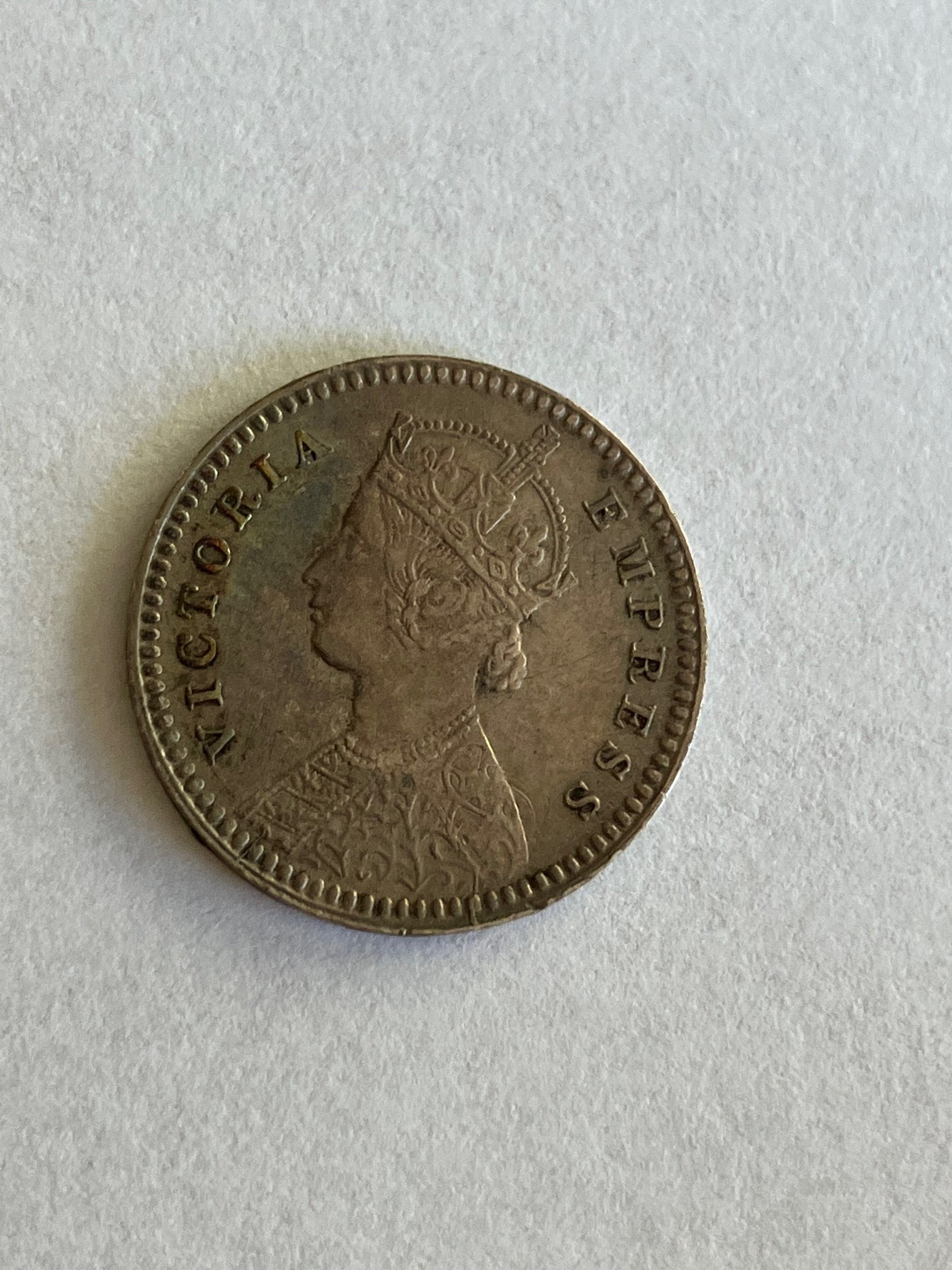 Two Annas India 1892