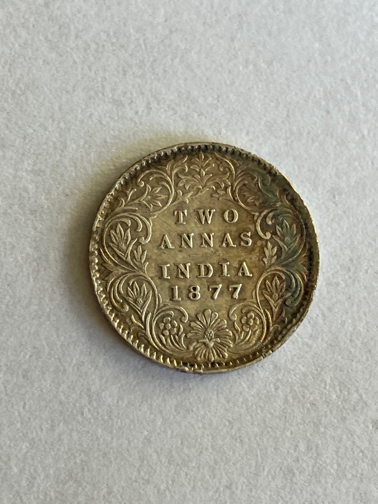 Two Annas India 1877