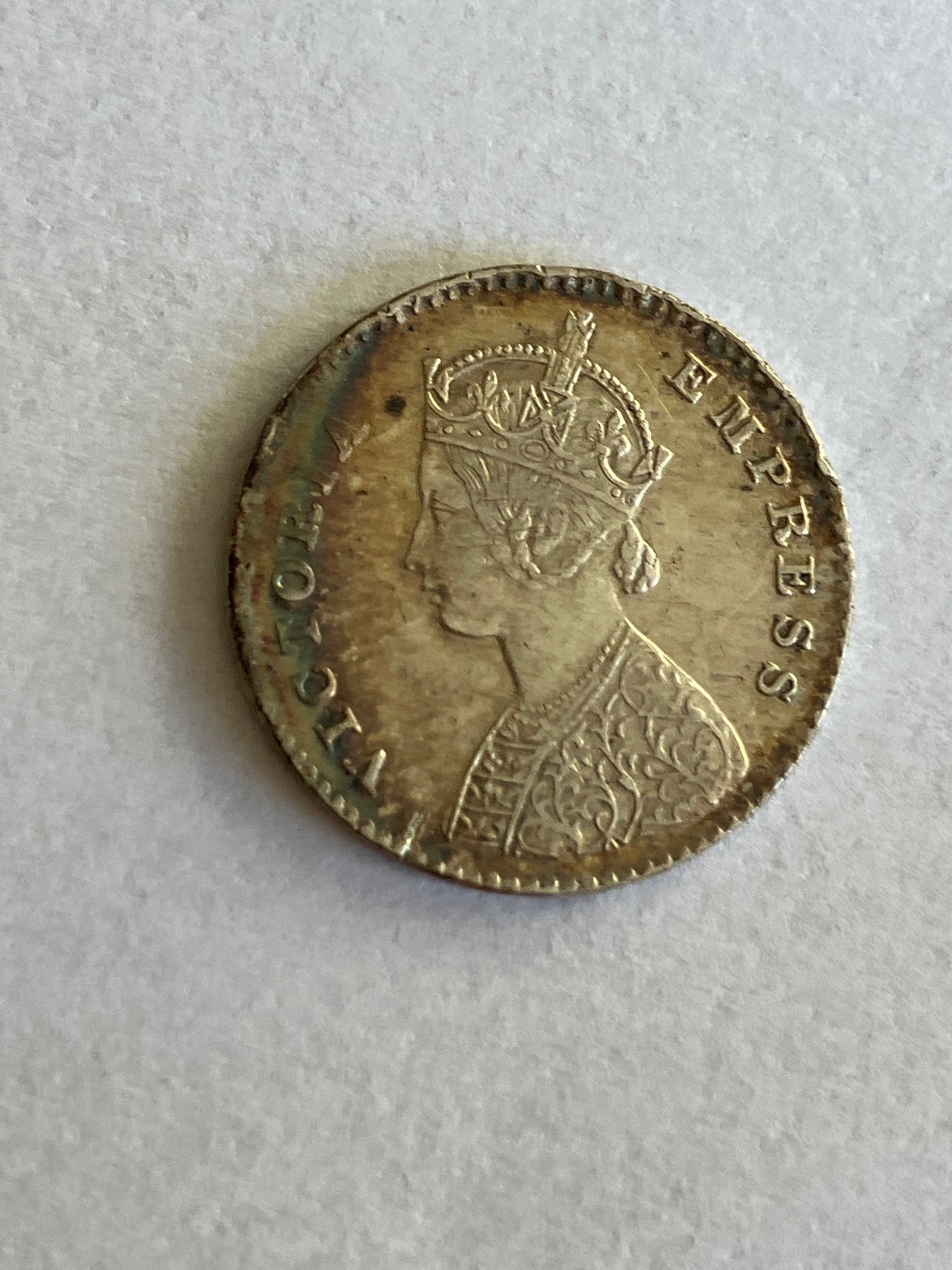 Two Annas India 1877