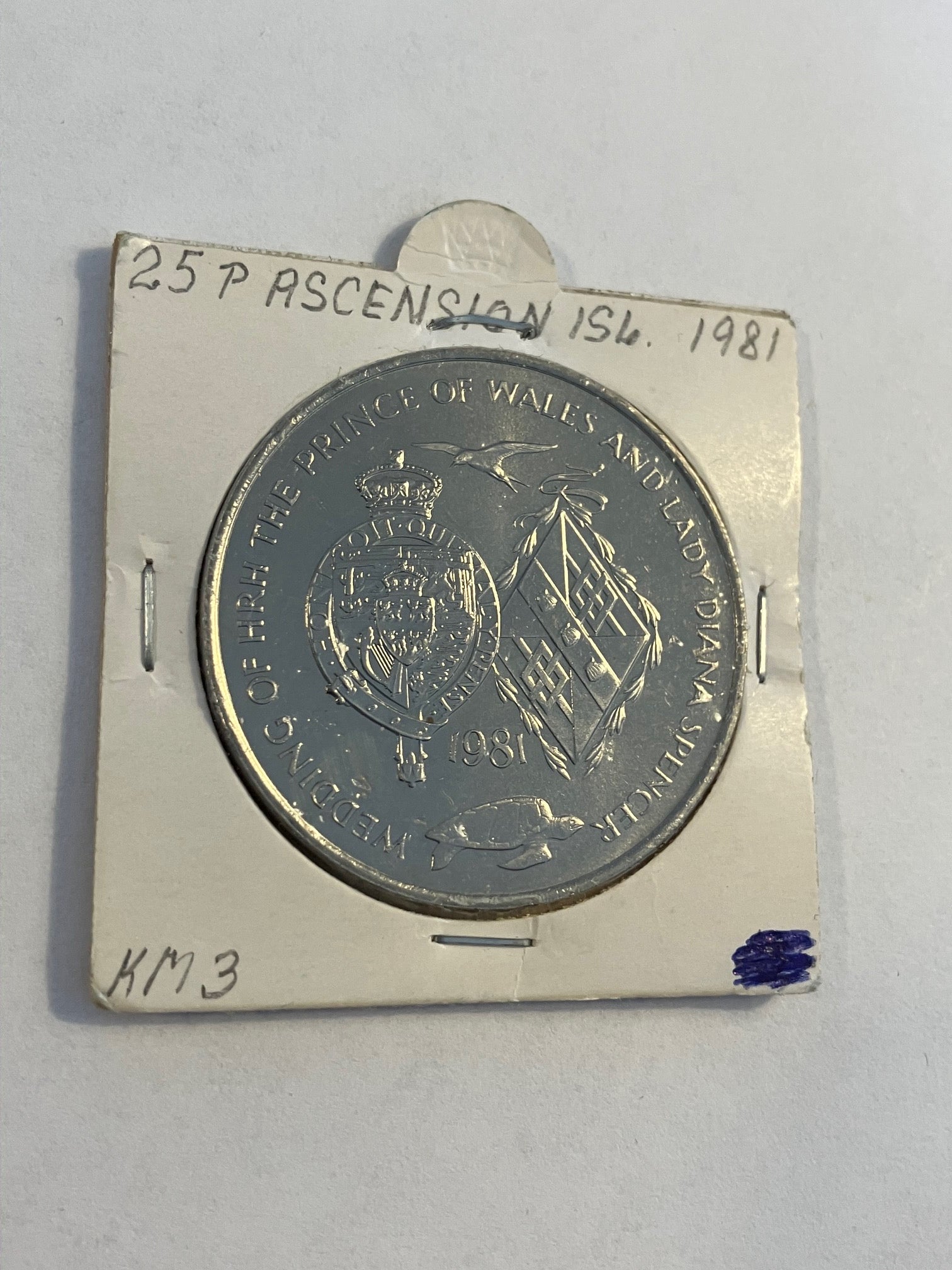 25 Pence Ascension Island 1981