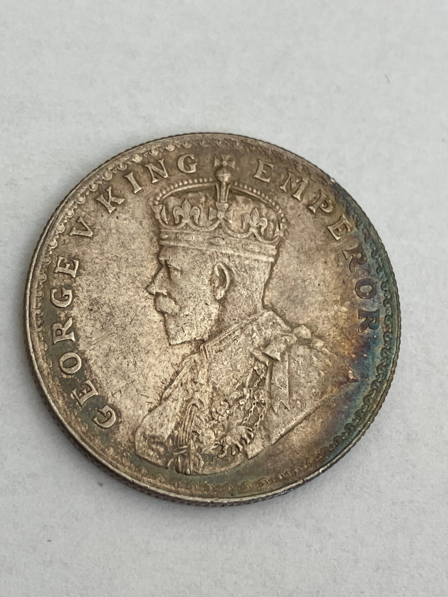 One Rupee India 1917