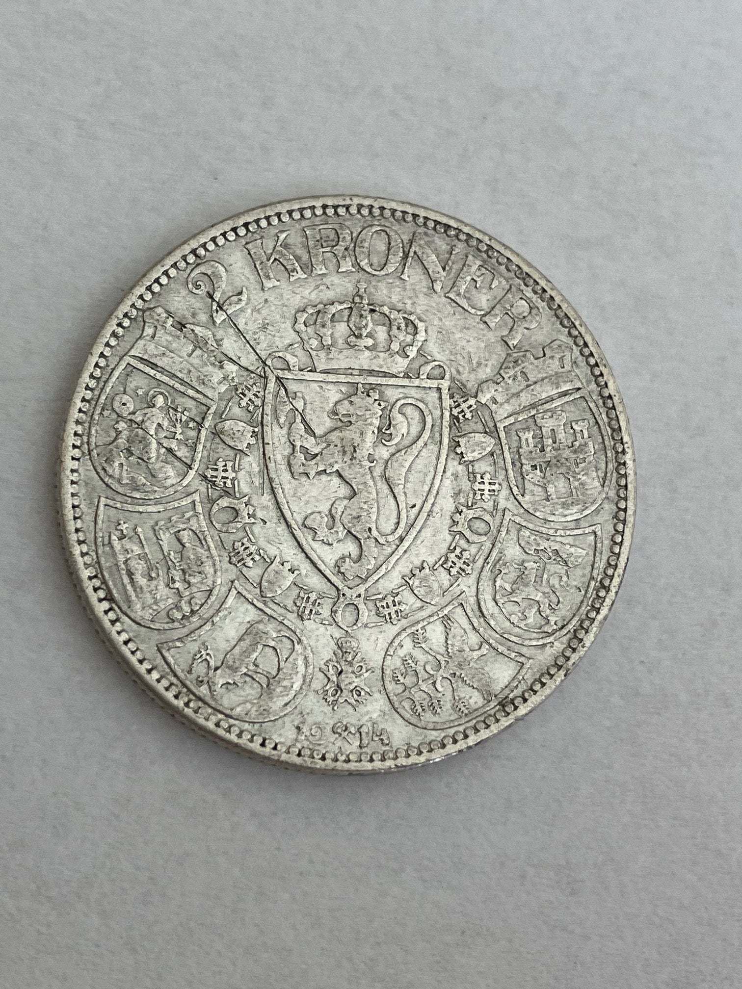 2 Kroner 1914 Norge