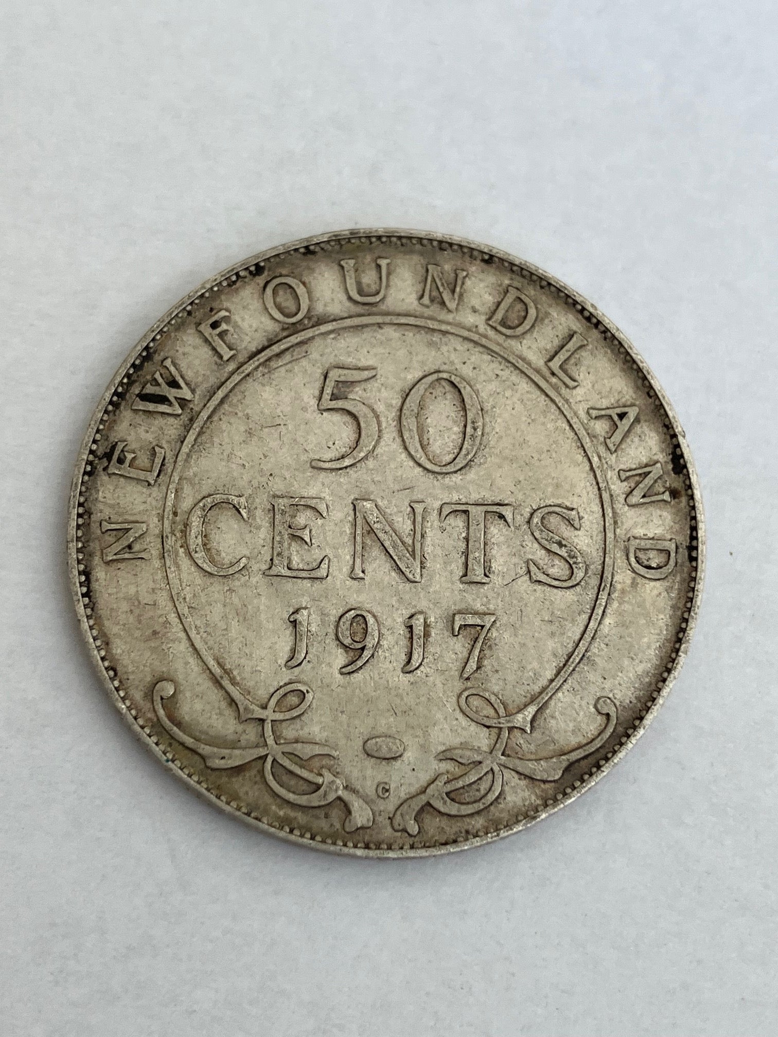 50 Cents Newfoundland 1917
