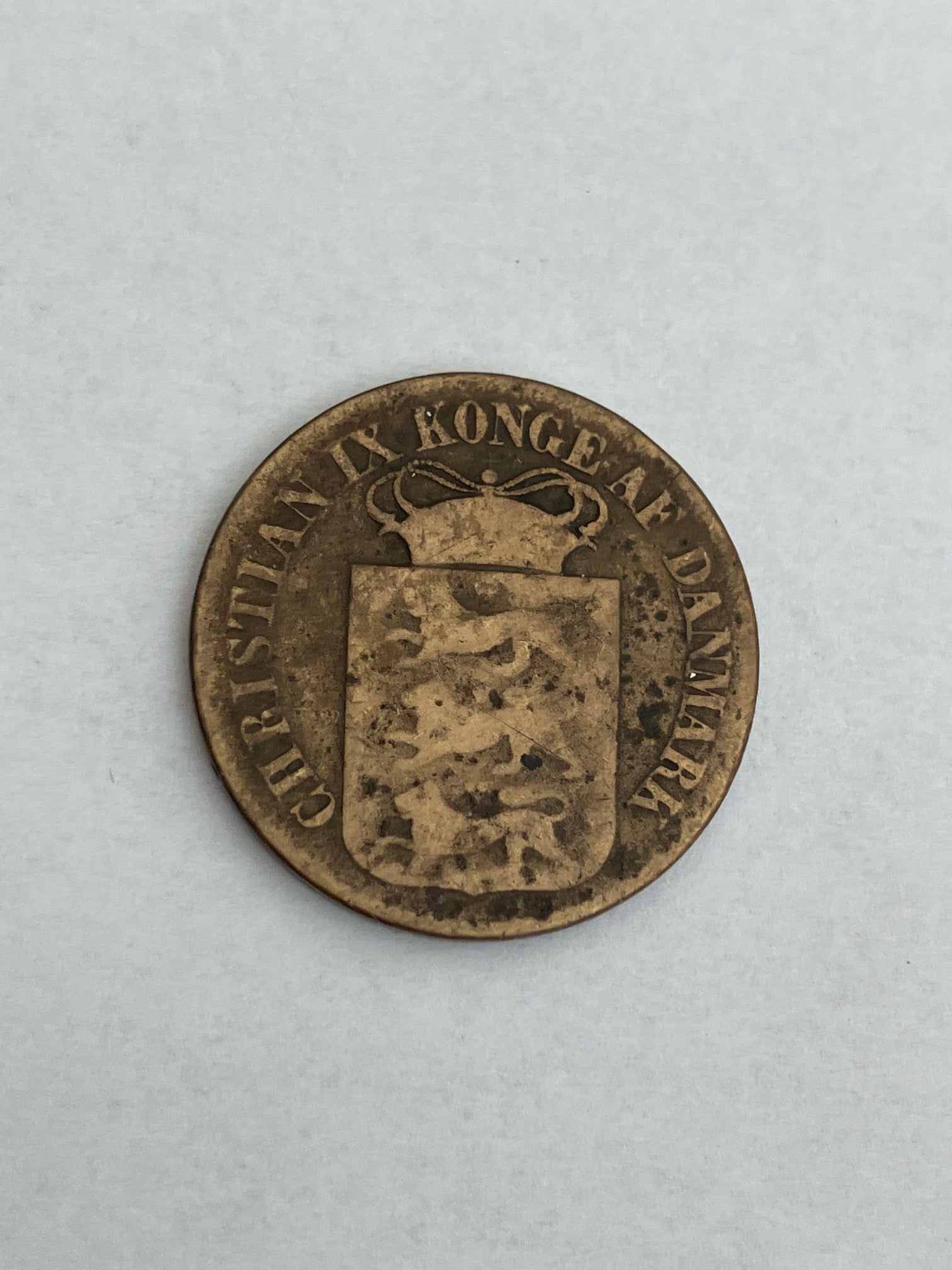 1 Cent 1868 Dansk Vestindien