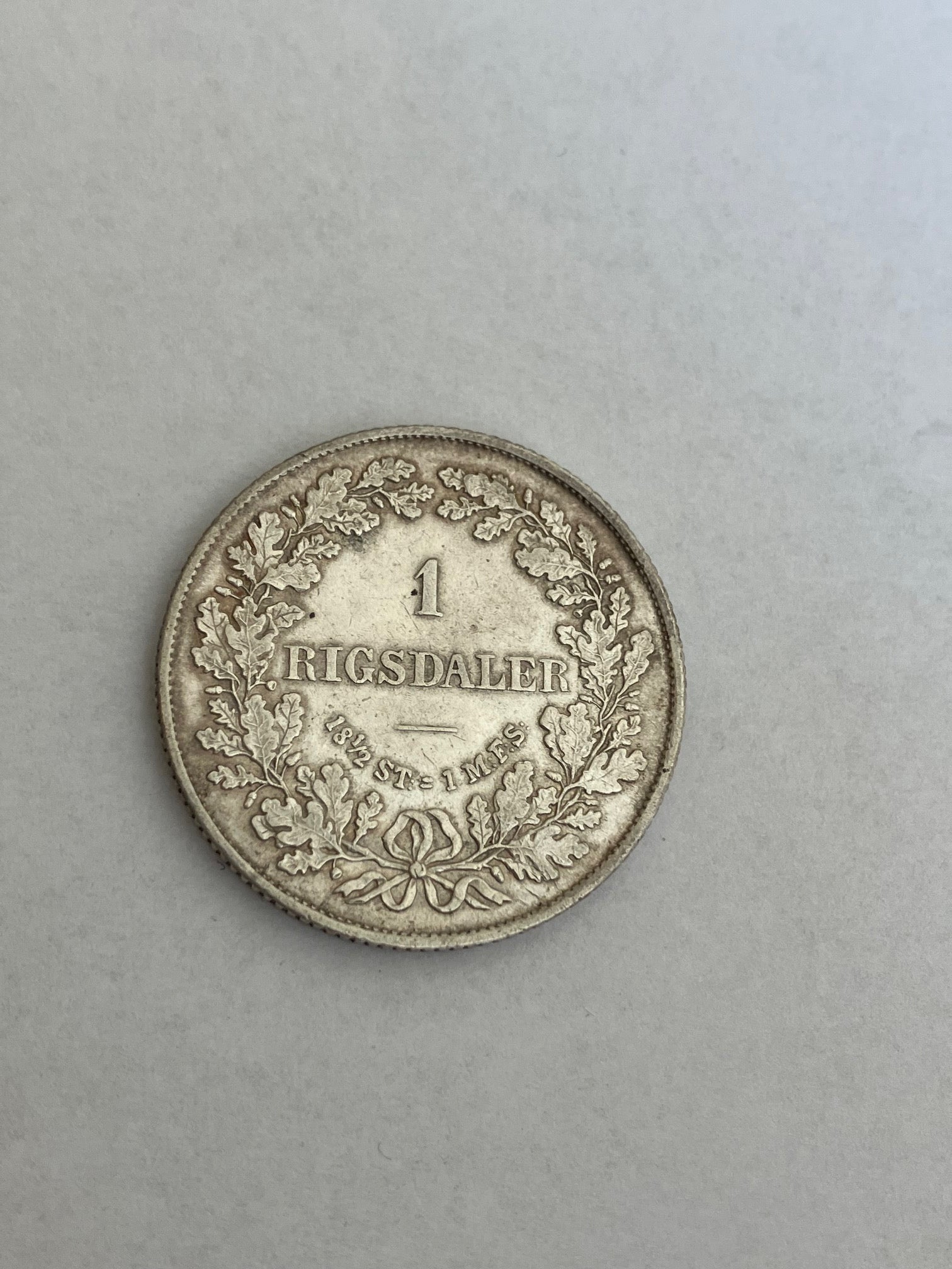 1 Rigsdaler 1855 FF - Flot kvalitet