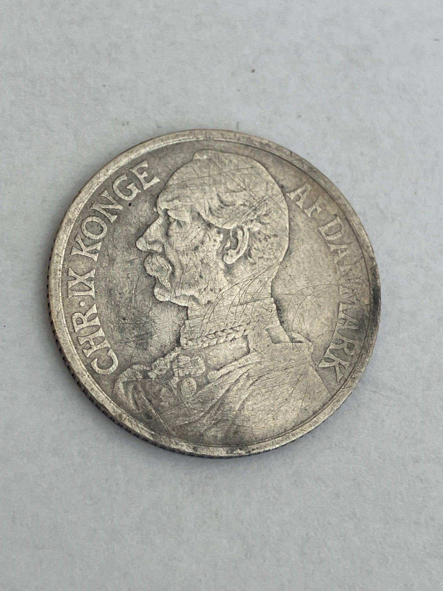 1 Franc / 20 Cents 1905 Dansk Vestindien - Ridser
