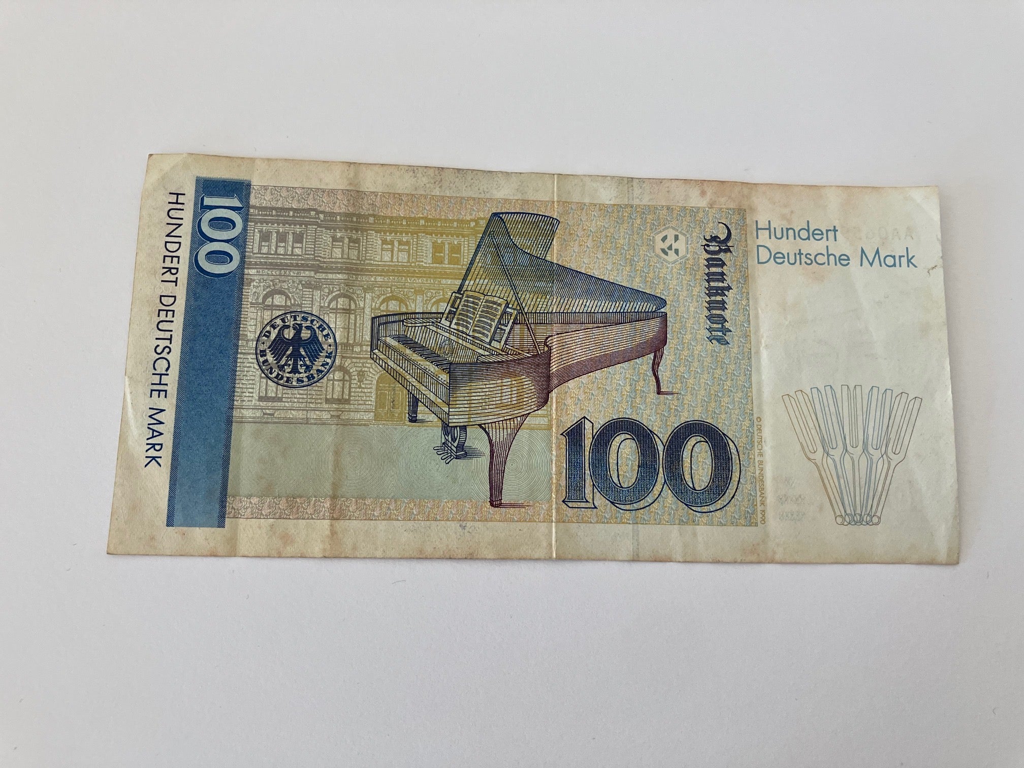 100 Deutsche Mark 1989