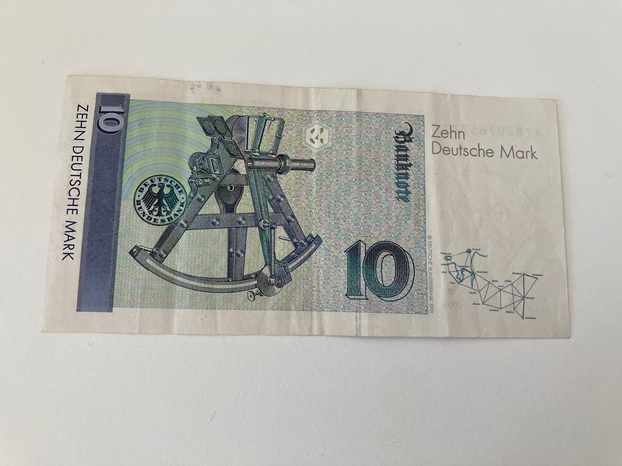 10 Deutsche Mark 1991