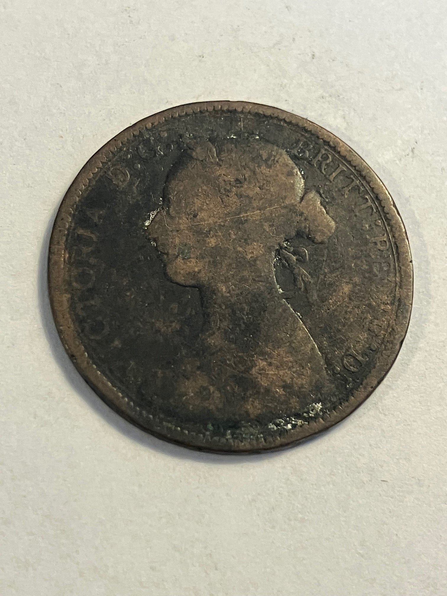 Half Penny 1887 England
