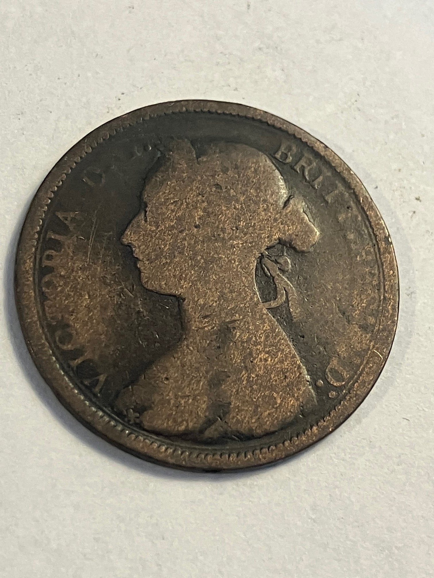 Half Penny 1890 England