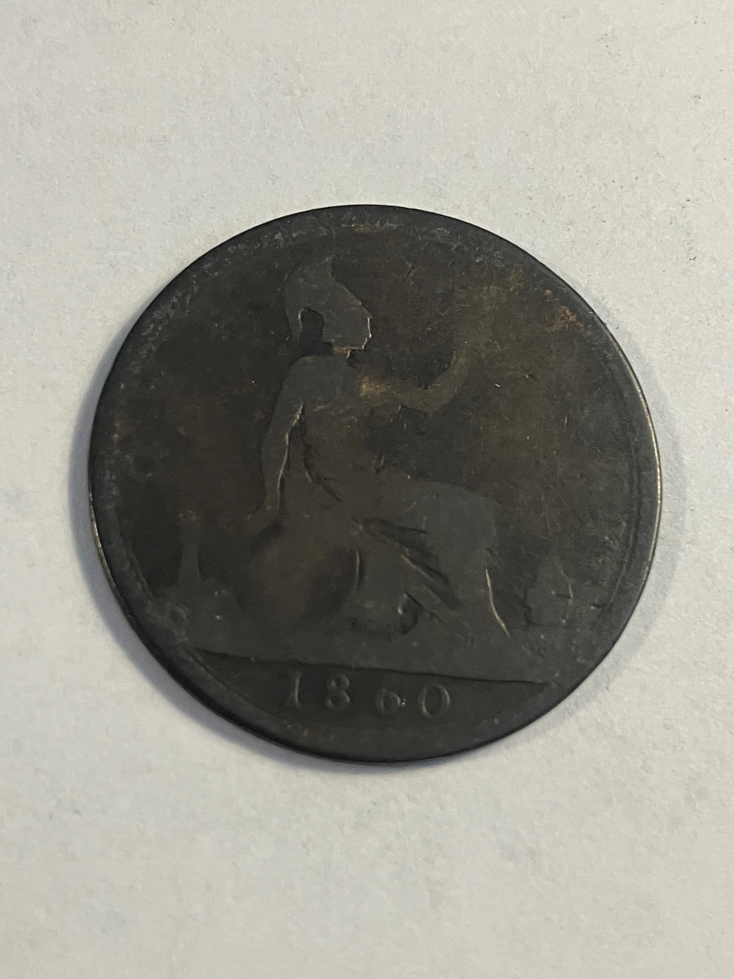 One Penny 1860 England