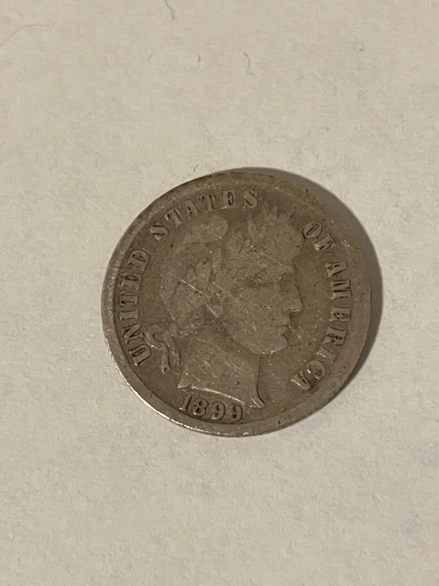 One Dime 1899 USA - Slidt