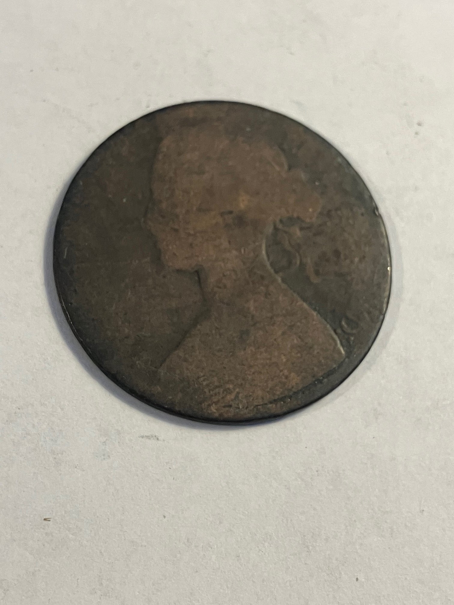 One Penny 1872 England
