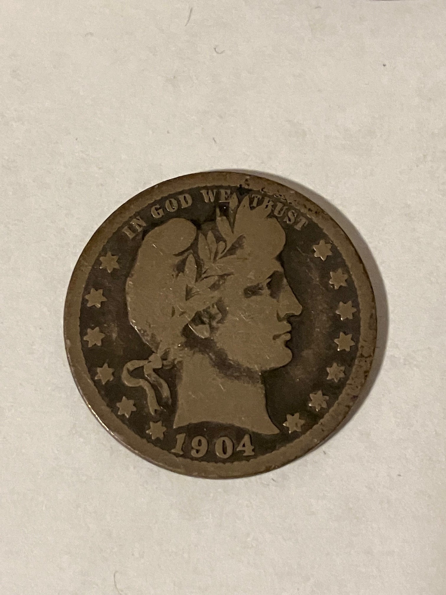 Quarter Dollar 1904 USA