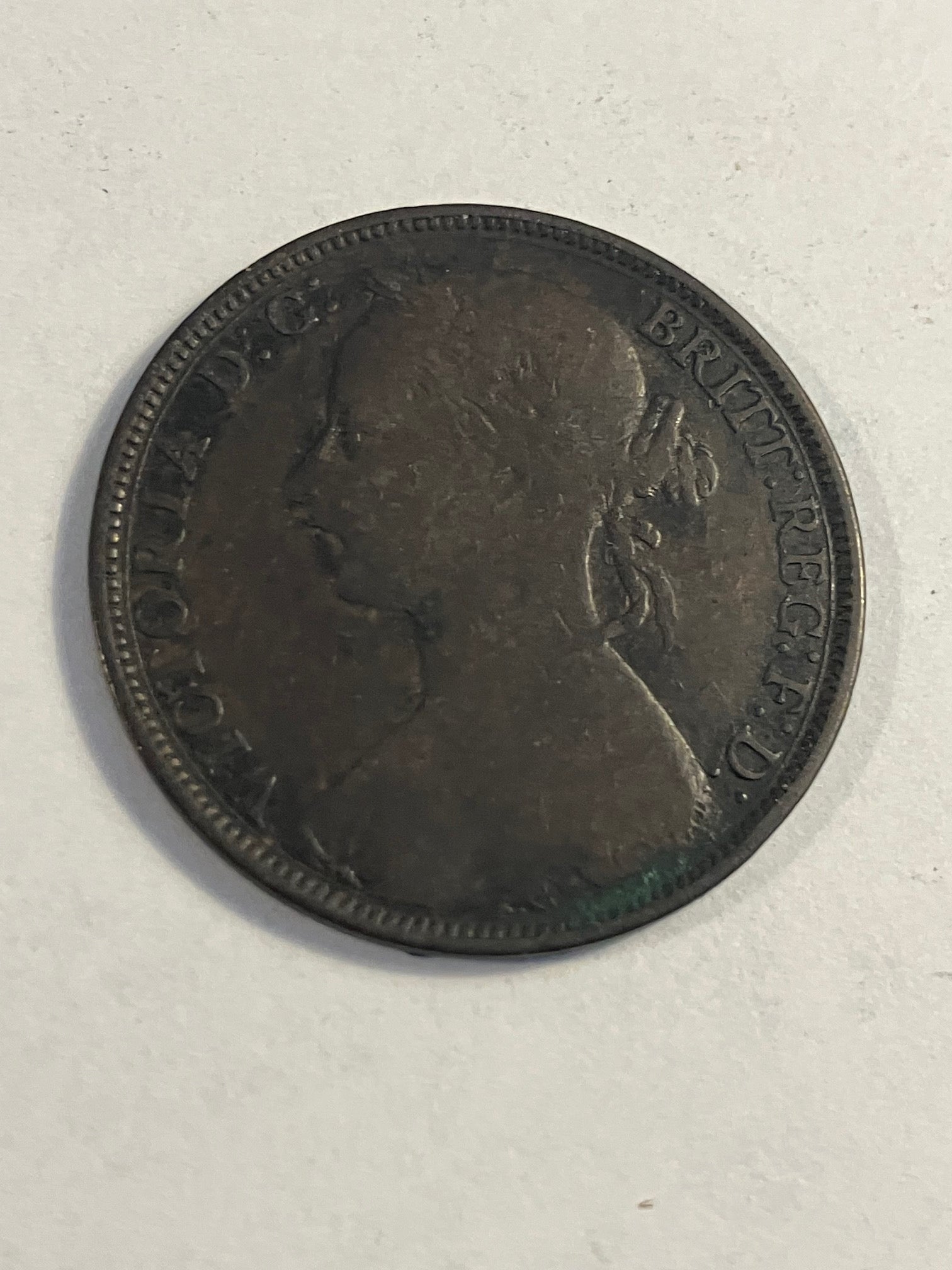 One Penny 1884 England