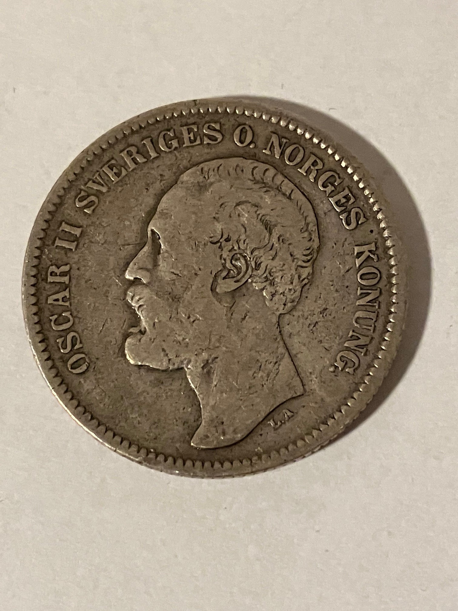 2 Kronor 1877 Sweden