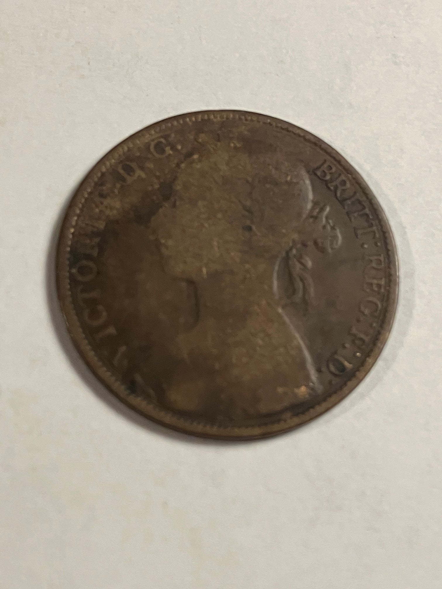 One Penny 1885 England